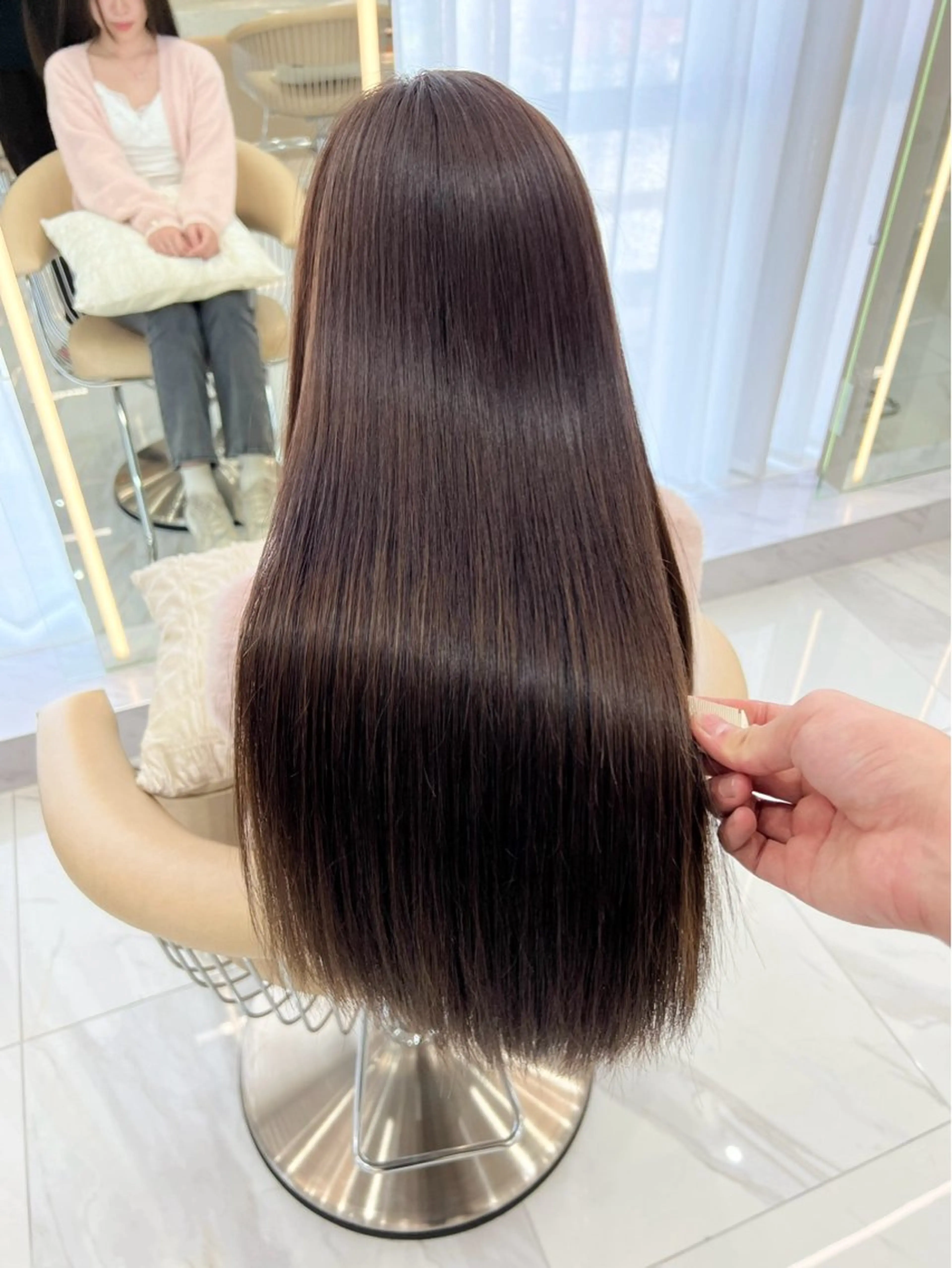 ロング 透明感カラー/ 髪質改善/松沢州途のヘアスタイル