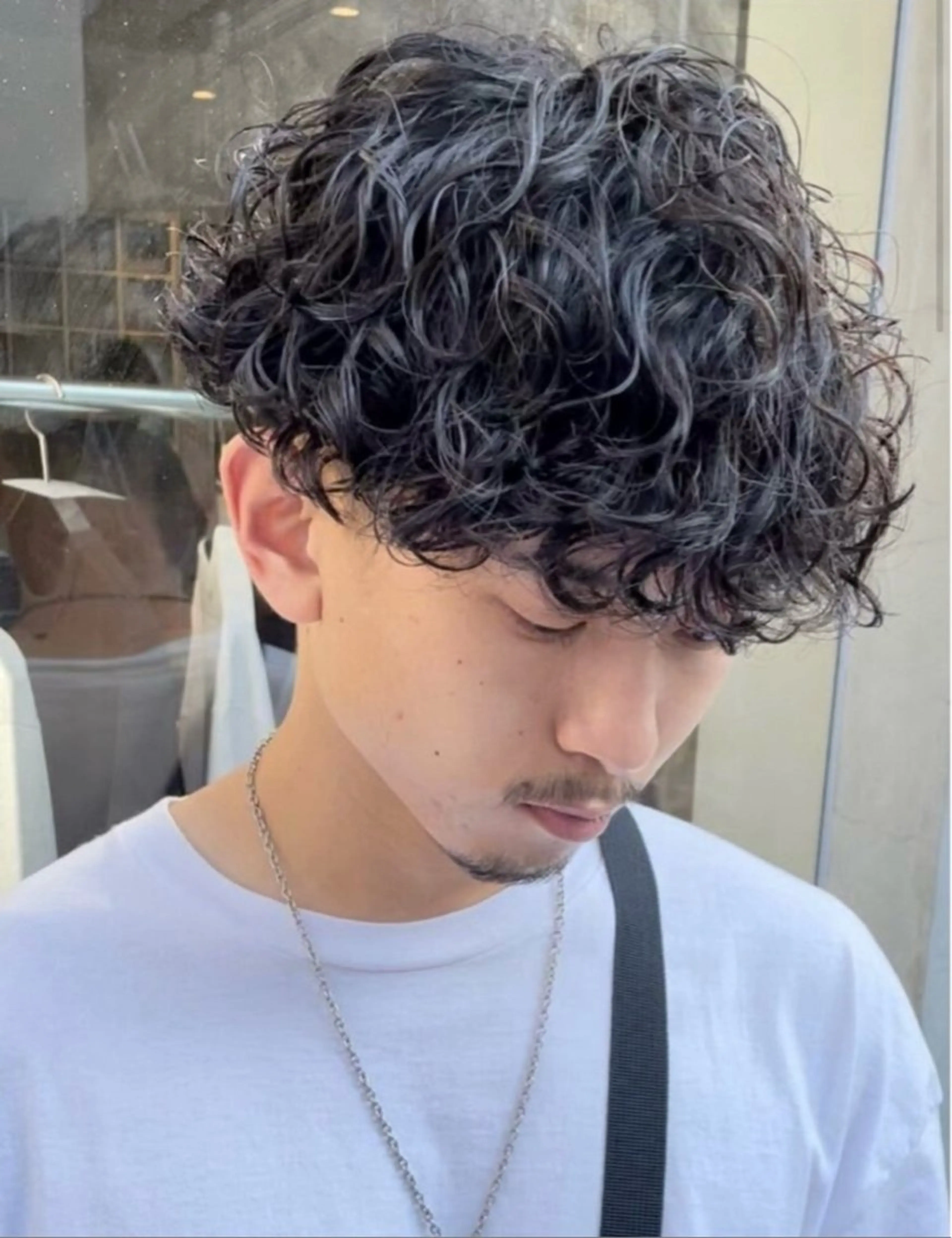 パーマ メンズ カット パーマ メンズ/シャドウ/ 波巻き/kyogoのヘアスタイル