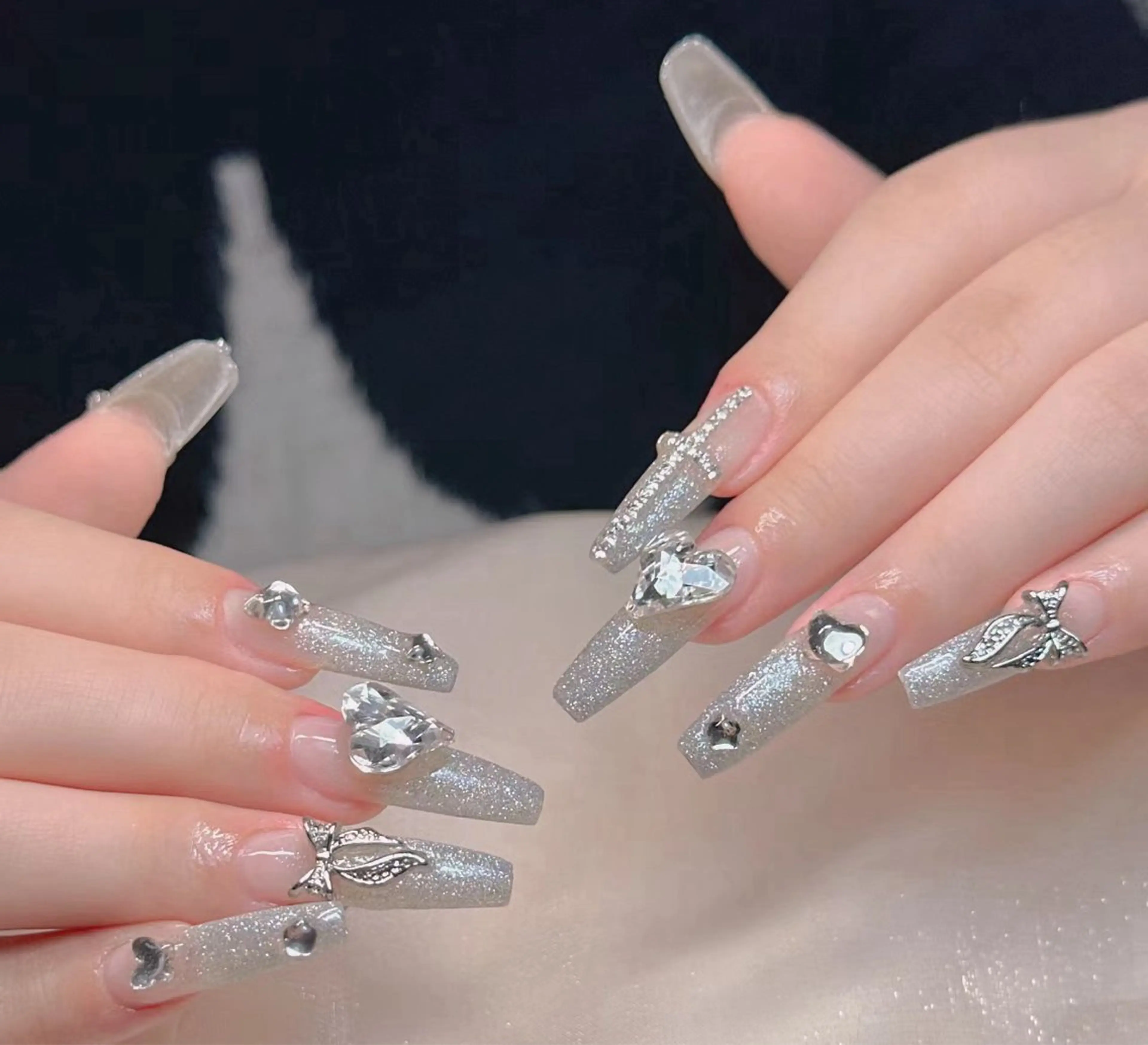 ネイル ETERNA Nail 銀座店【パラジェル/フィルイン/チップ長さだし/マグネット/ニュアンス】所属・ア カリのネイルデザイン