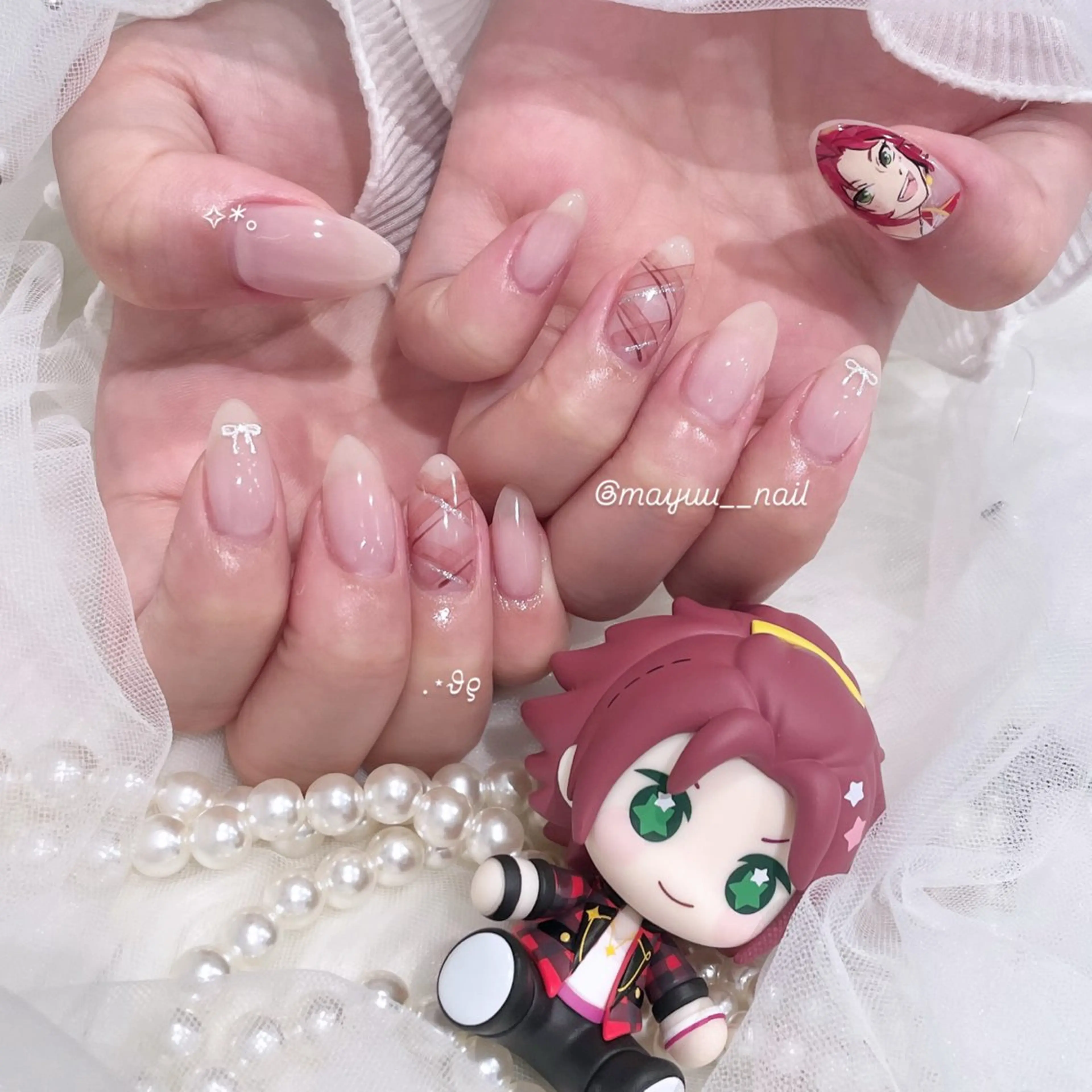 ネイル ハンドネイル 🎀 Mayu 🎀痛ネイルのネイルデザイン