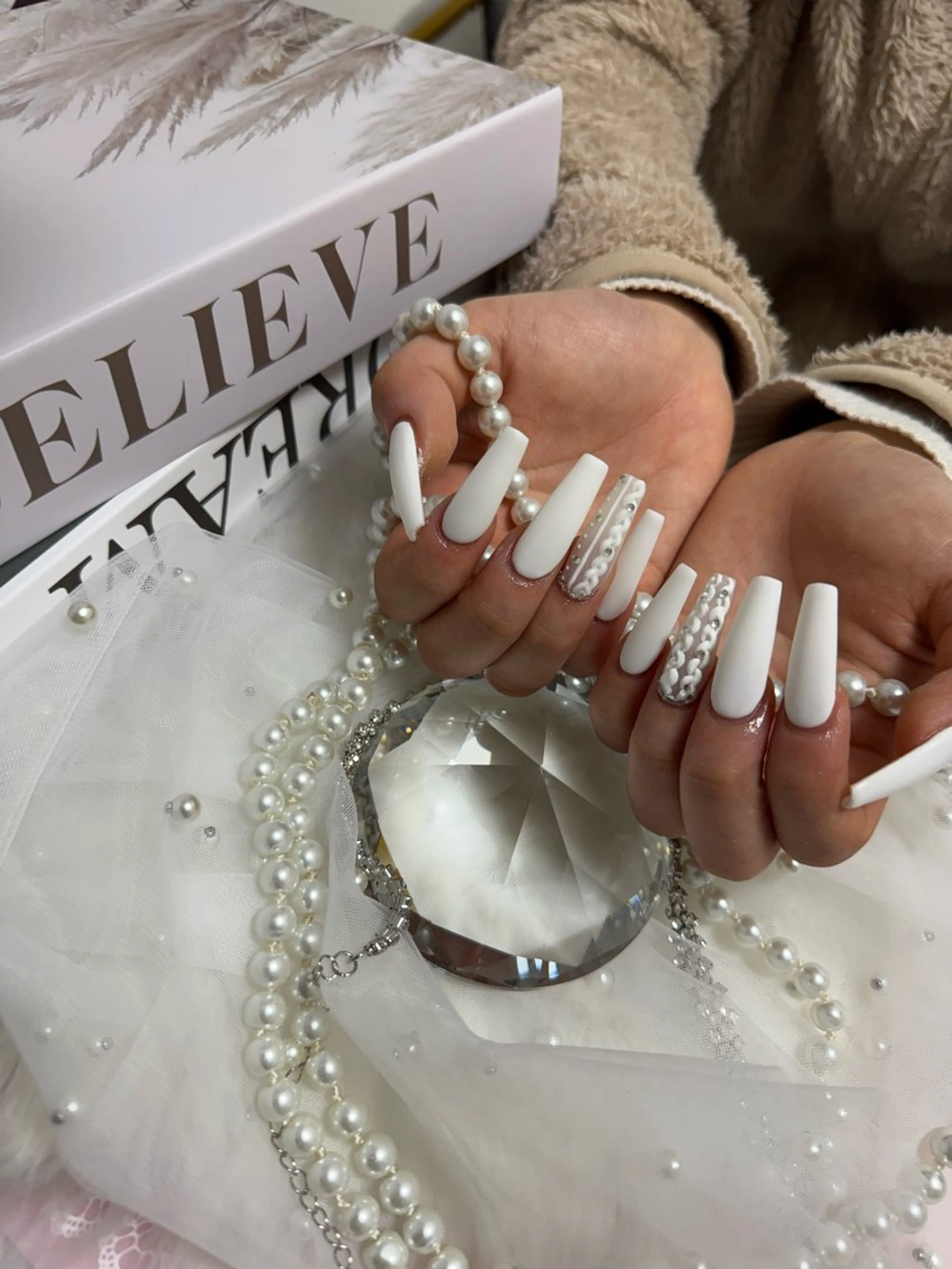 ネイル マットネイル シンプルネイル nailsalon Refletのネイルデザイン