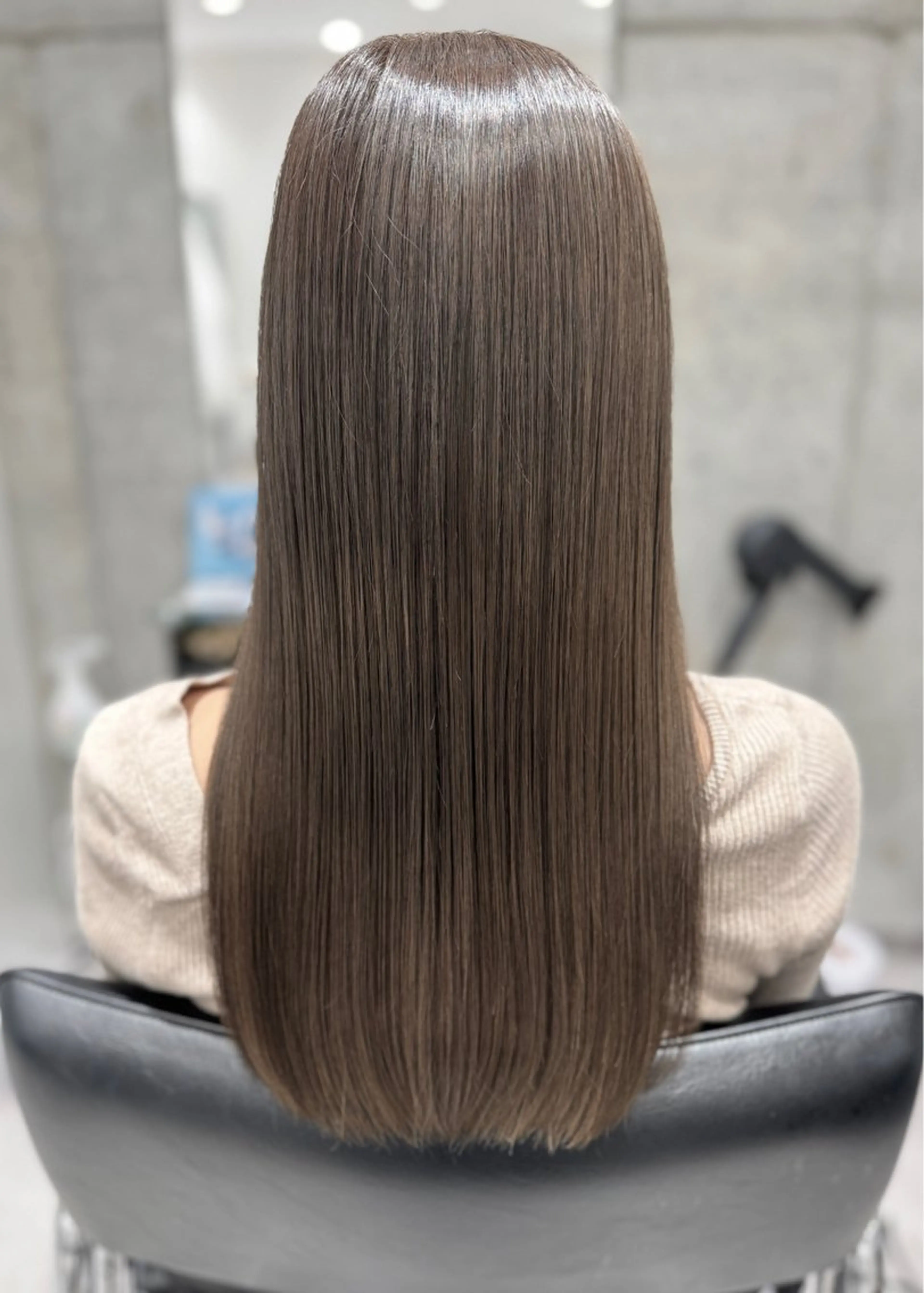 ロング カラー 髪質改善 Leyシェアサロン所属・Ken ドライカット ✂️髪質改善のヘアスタイル