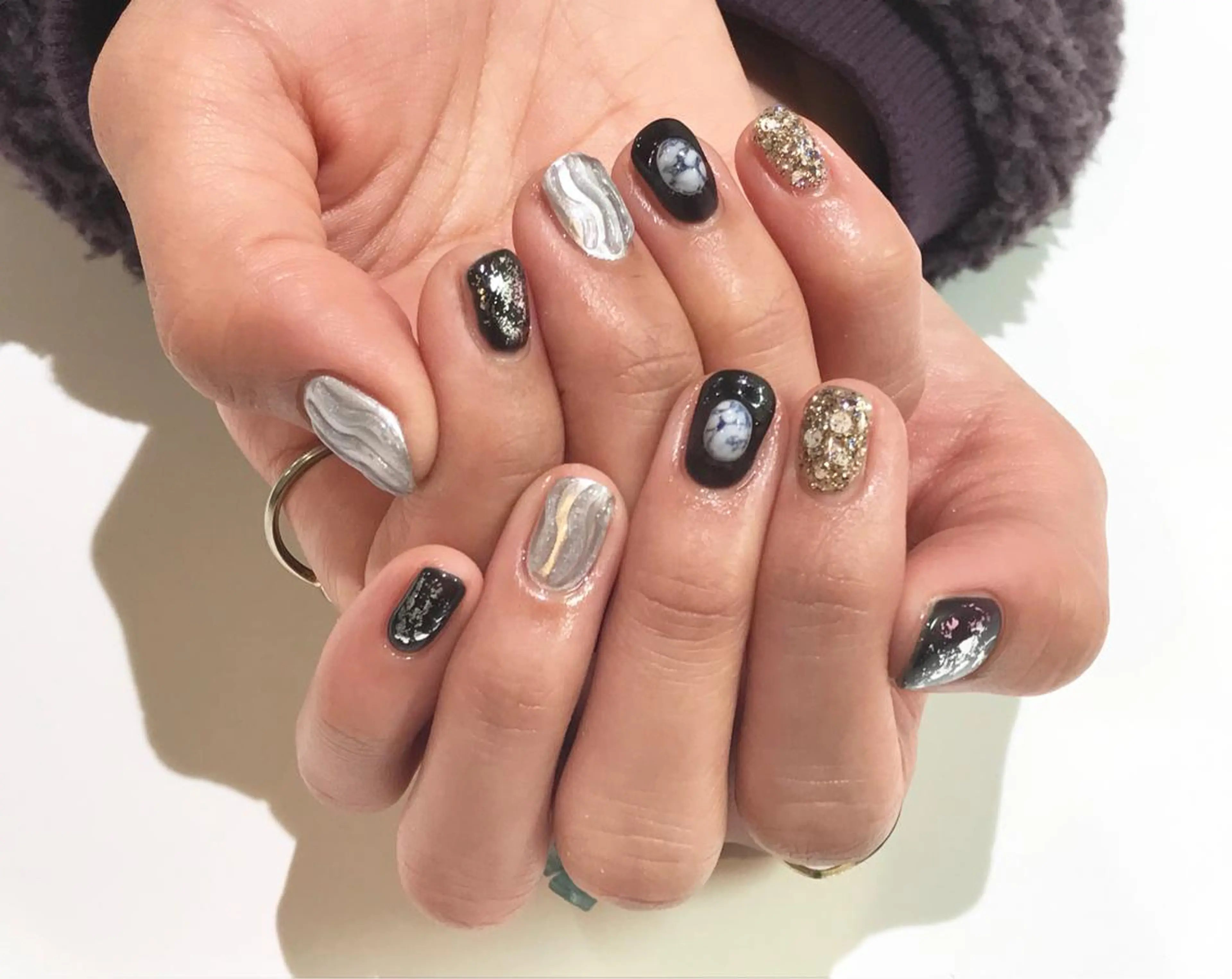 ネイル 舞田 苑香のネイルデザイン