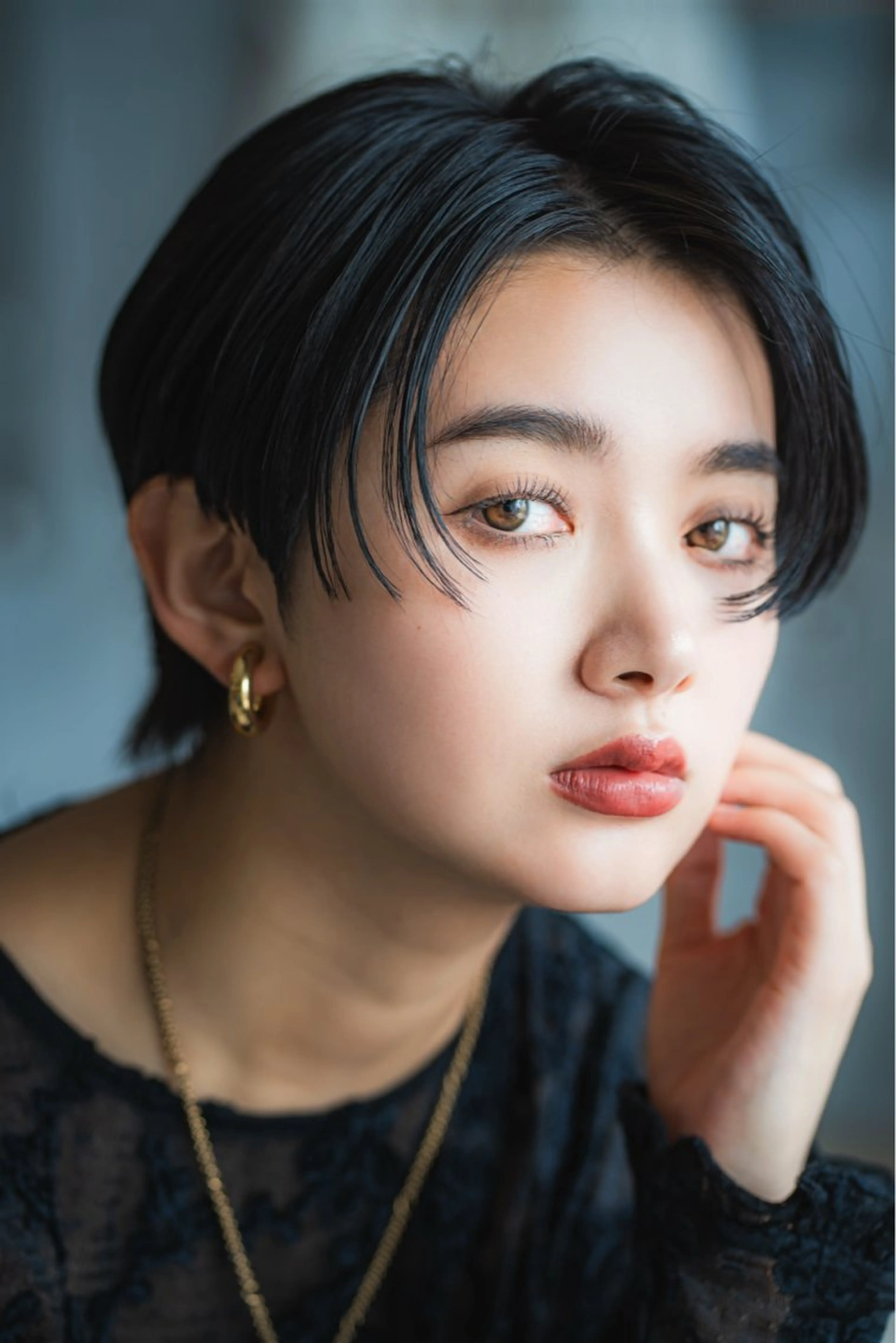 ショート パーマ 縮毛矯正 MINX似合わせボブ 髪質改善/岩城槙乃介のヘアスタイル