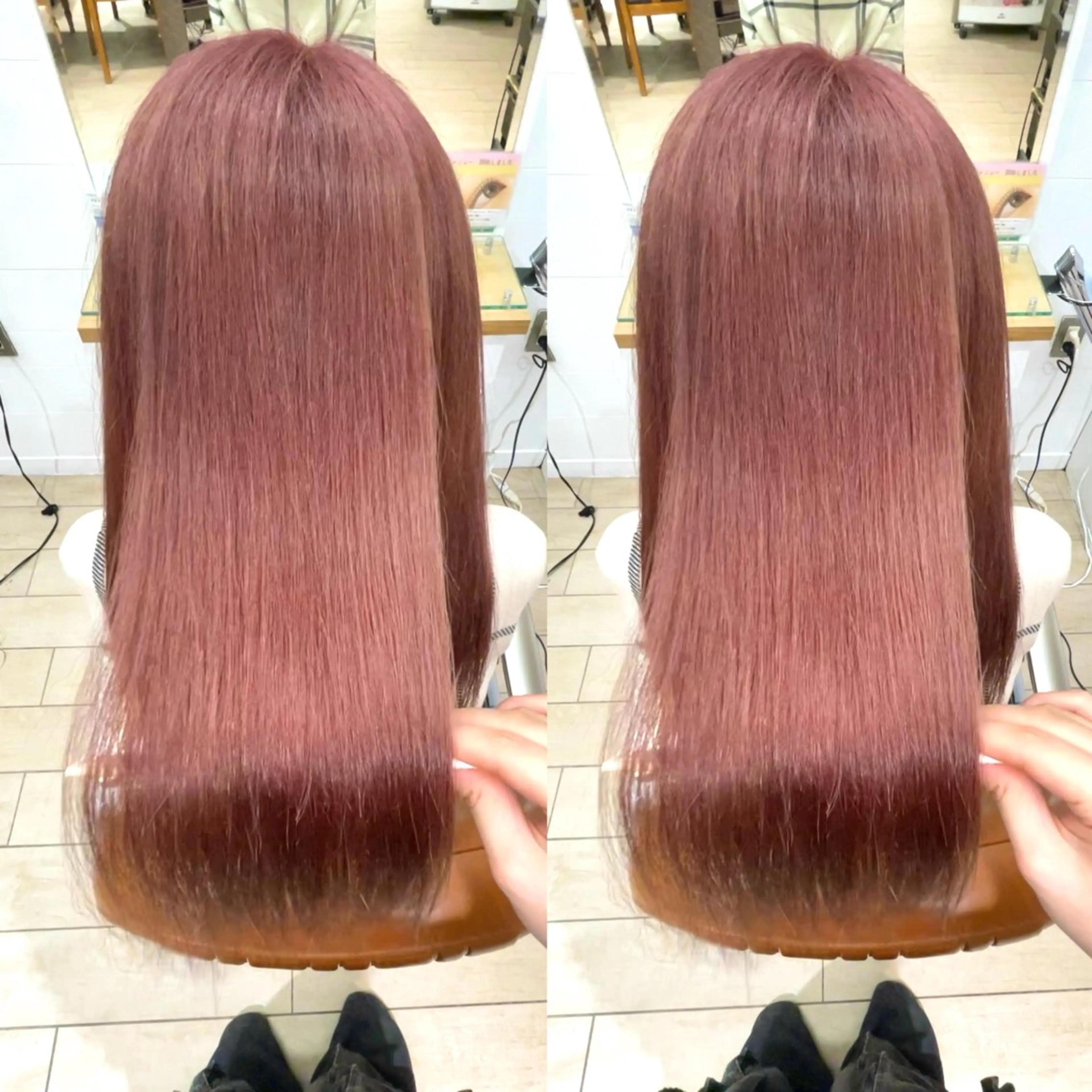 ロング カラー ヘアカラー トリートメント くすみカラー/艶髪 ⛓️mariのヘアスタイル