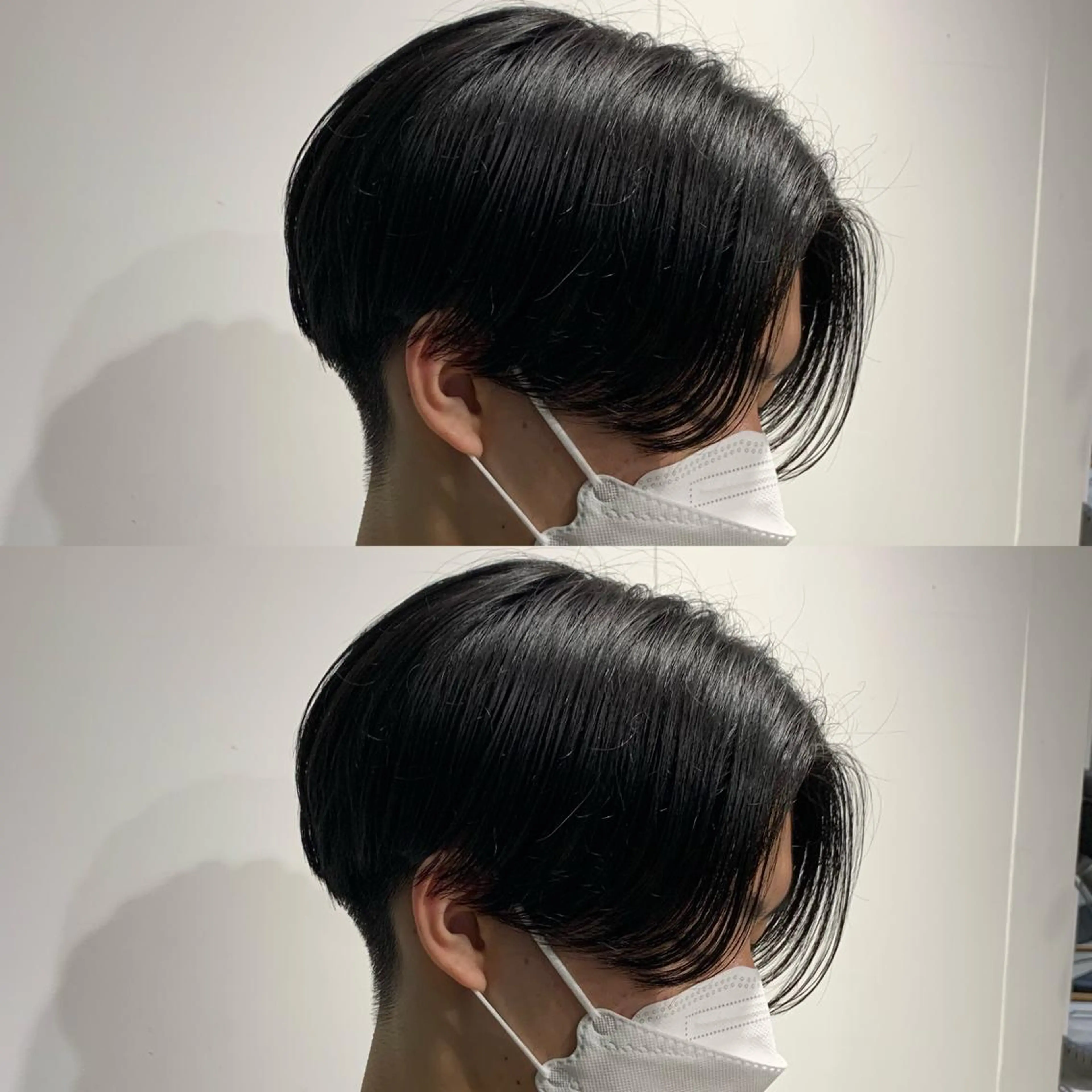 ショート ヘアアレンジ メンズ センターパート メンズパーマの達人 🌟川内絵人のヘアスタイル