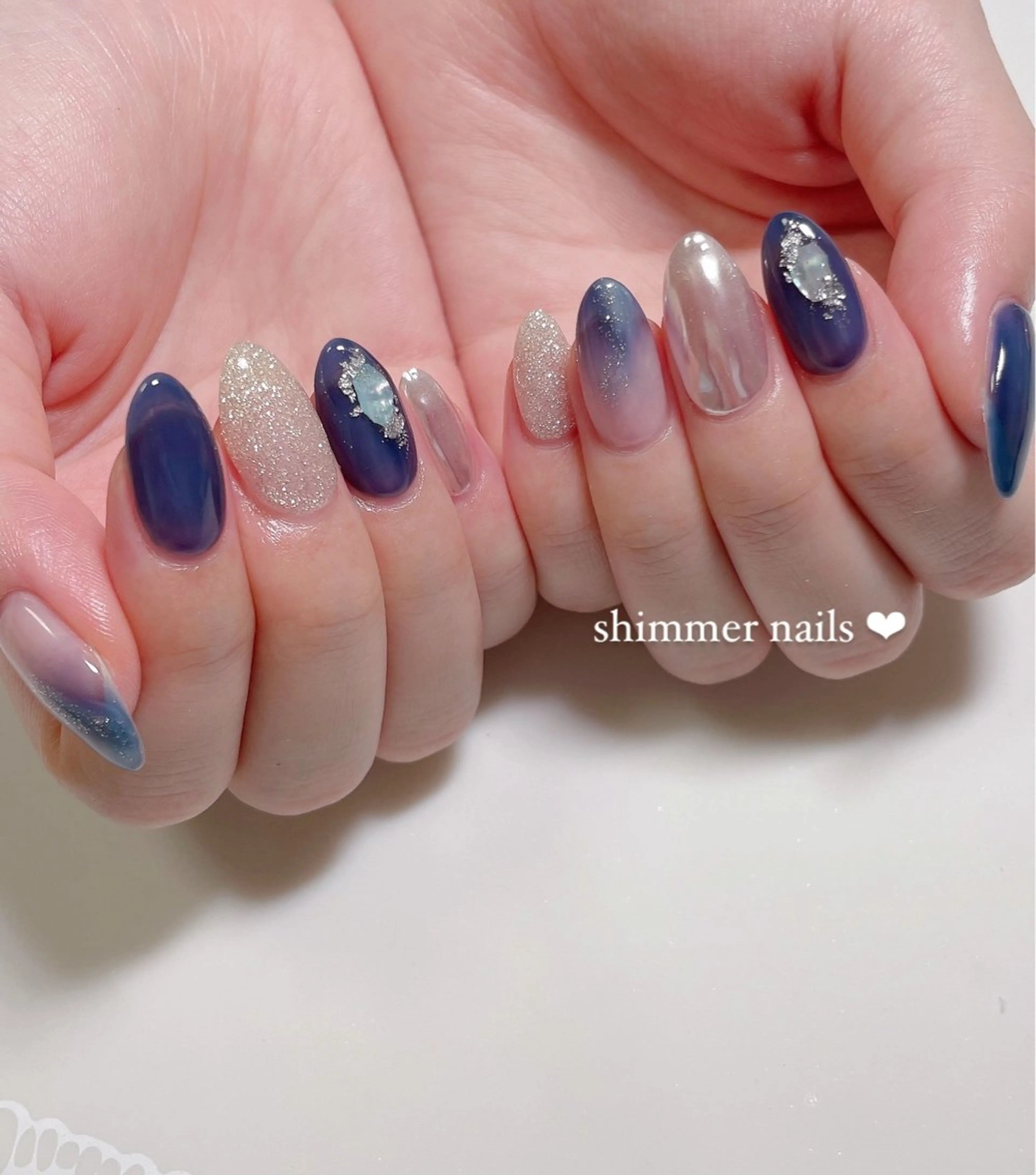 ネイル shimmer nailsのネイルデザイン