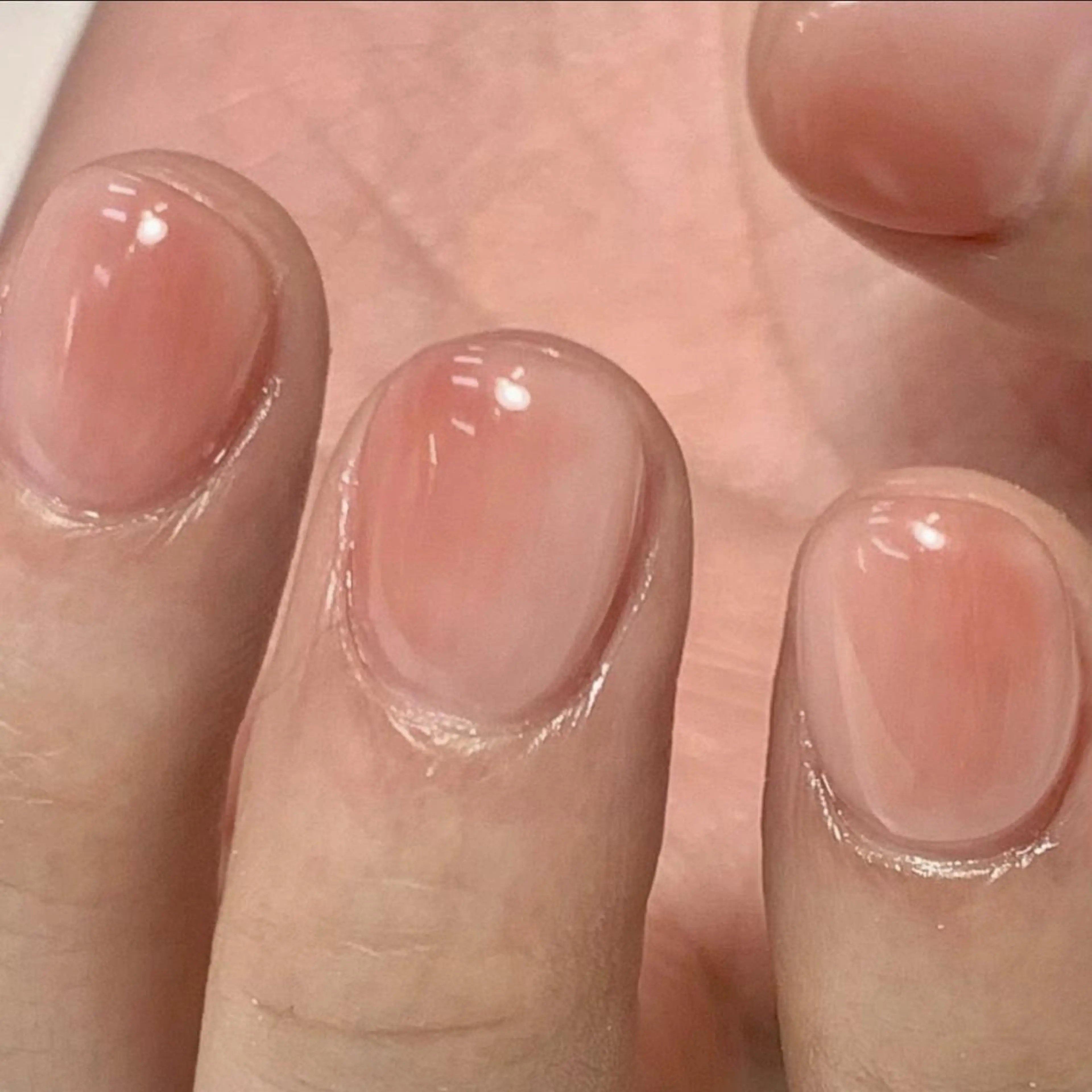 ネイル クリアネイル ジェルネイル パラジェル ハンドネイル 🩵Yun nail Salon 🩵のネイルデザイン