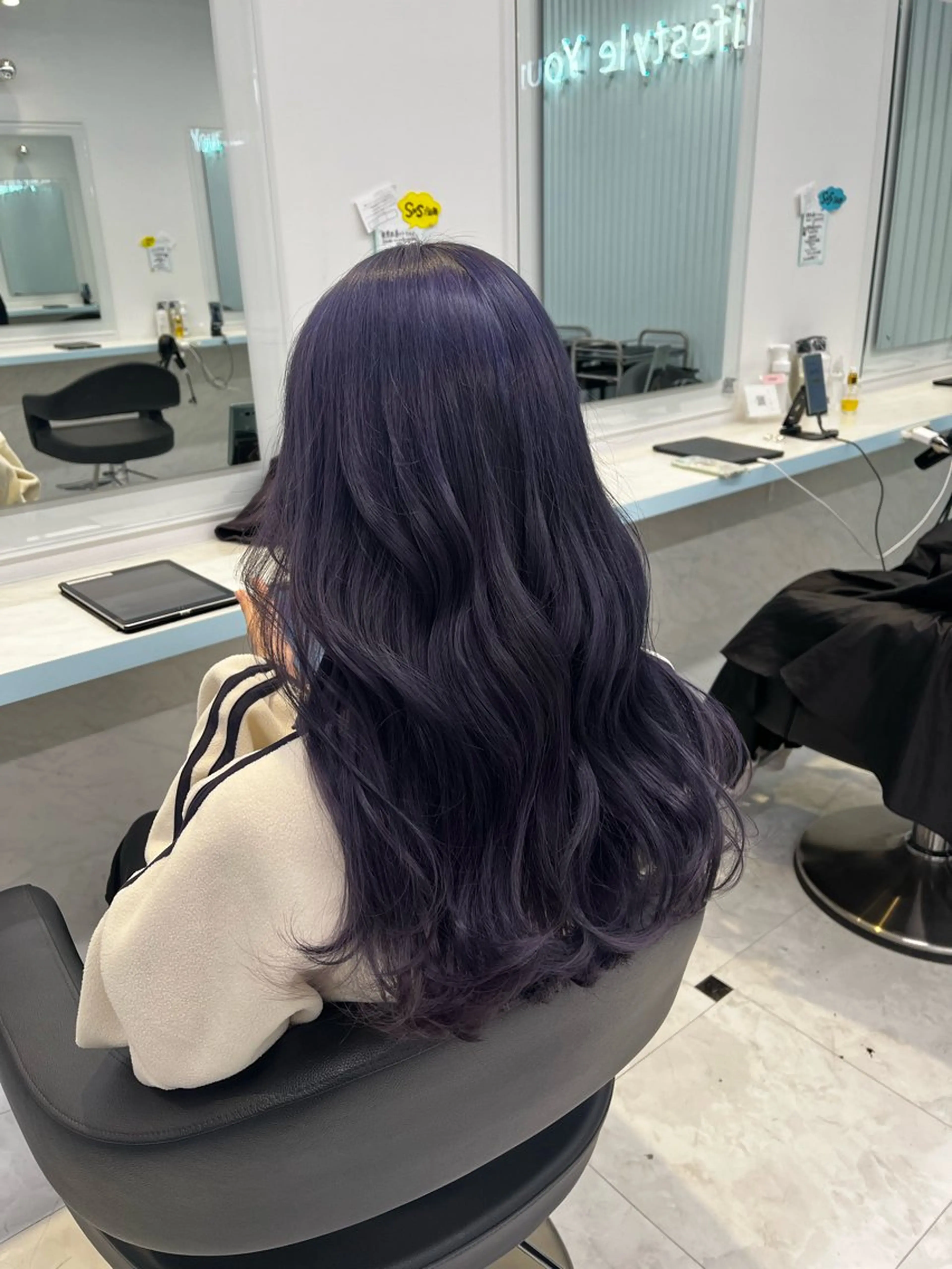 ロング カラー ヘアカラー トリートメント ブリーチカラー 🩵MIZUKIのヘアスタイル