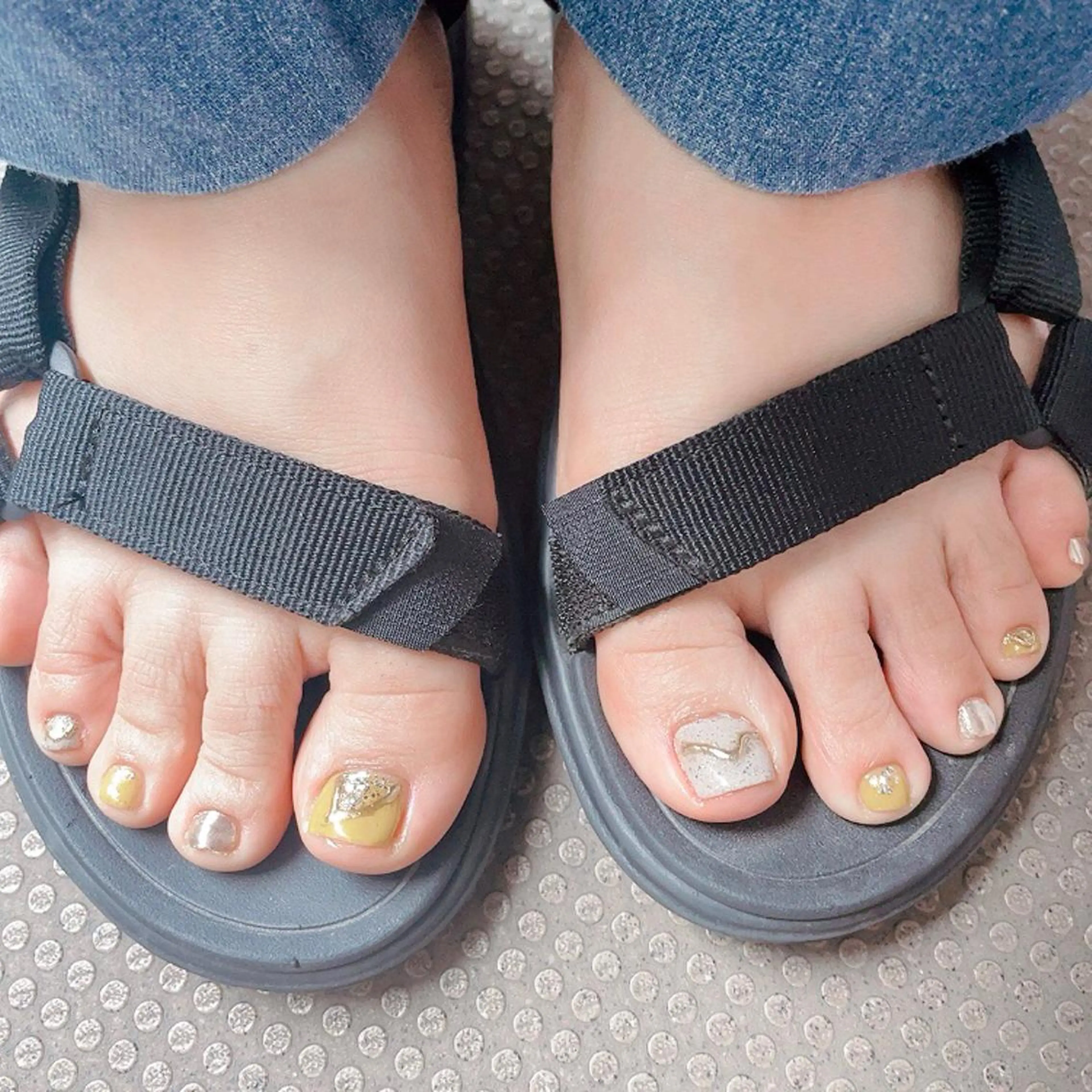 ネイル フットネイル 持ち込み 奥園 良恵のネイルデザイン