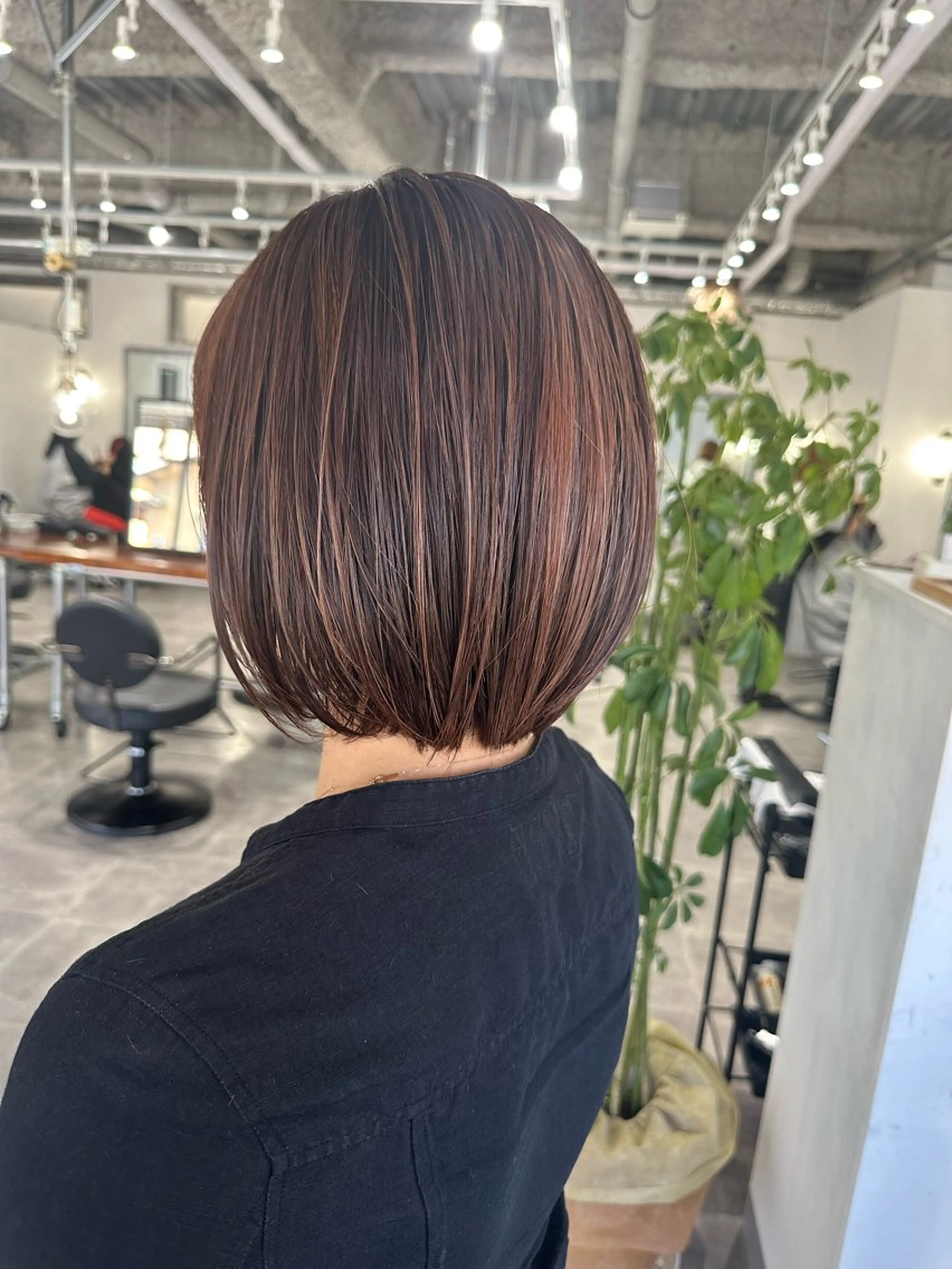 ショート カラー ハイライトカラー ハイライト 篠崎 佑季のヘアスタイル