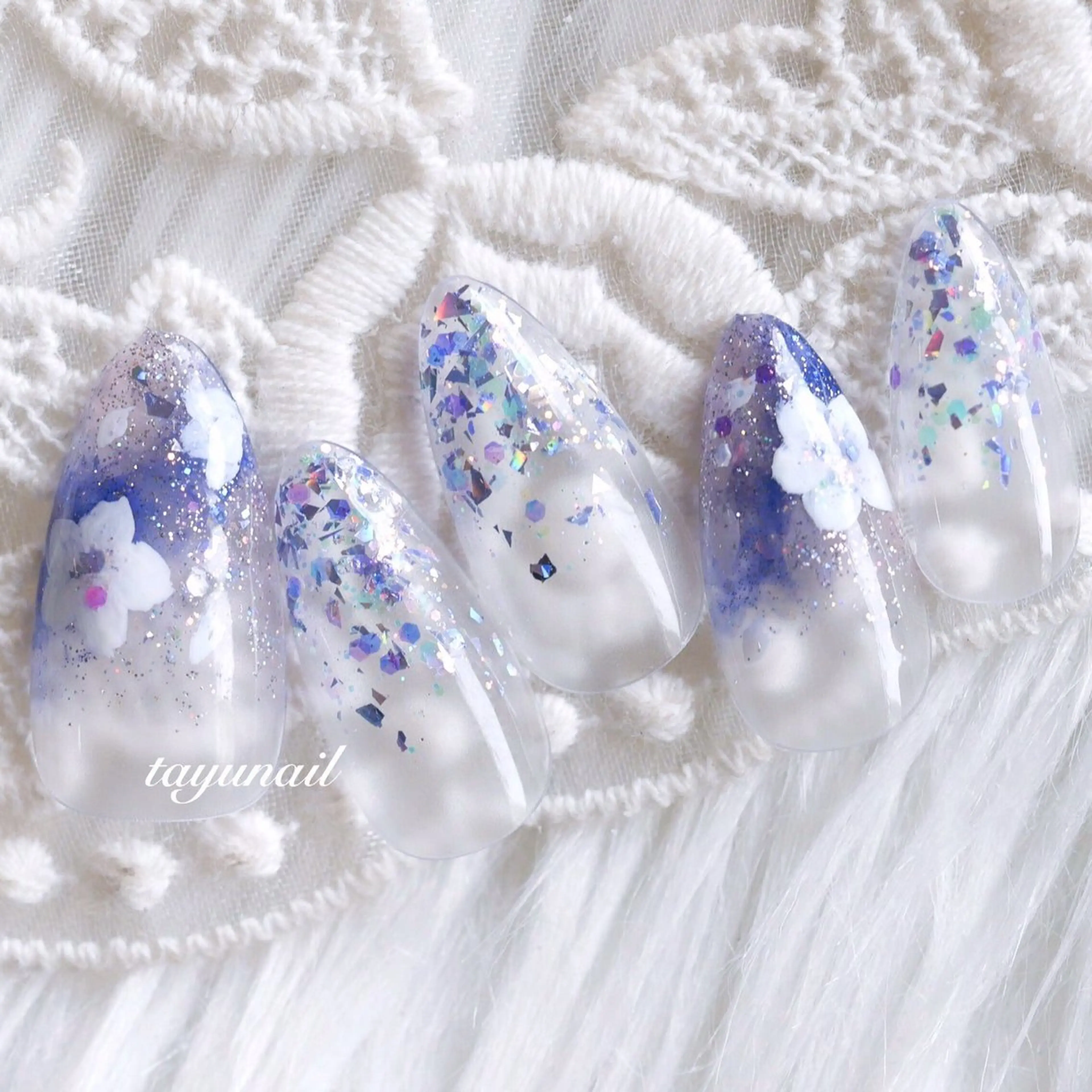 ネイル アートネイル ジェルネイル パラジェル ハンドネイル ネイルサロン・ネイルスクール　たゆnail所属・ネイルサロン 【たゆnail】のネイルデザイン