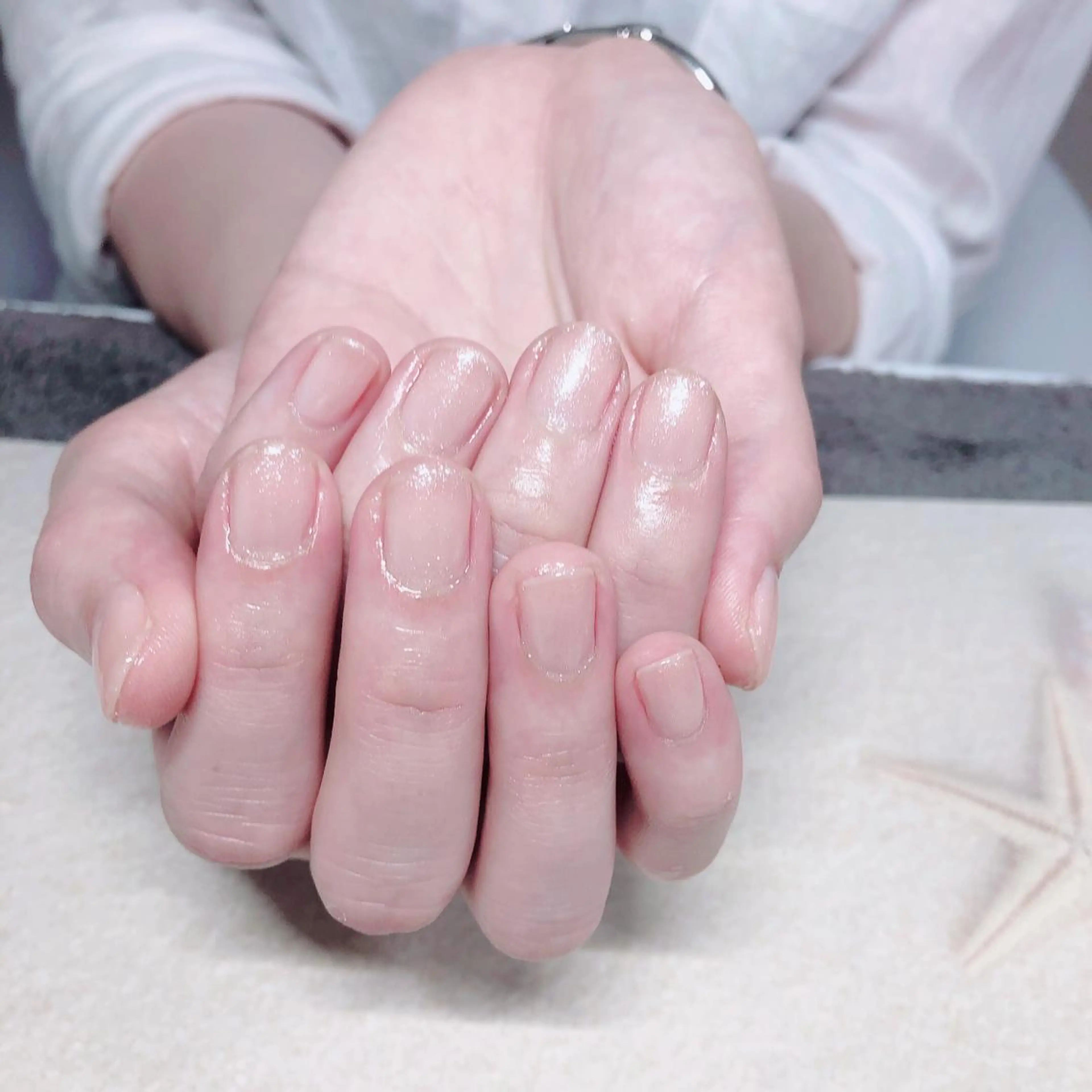 ネイル ワンカラーネイル 奥園 良恵のネイルデザイン