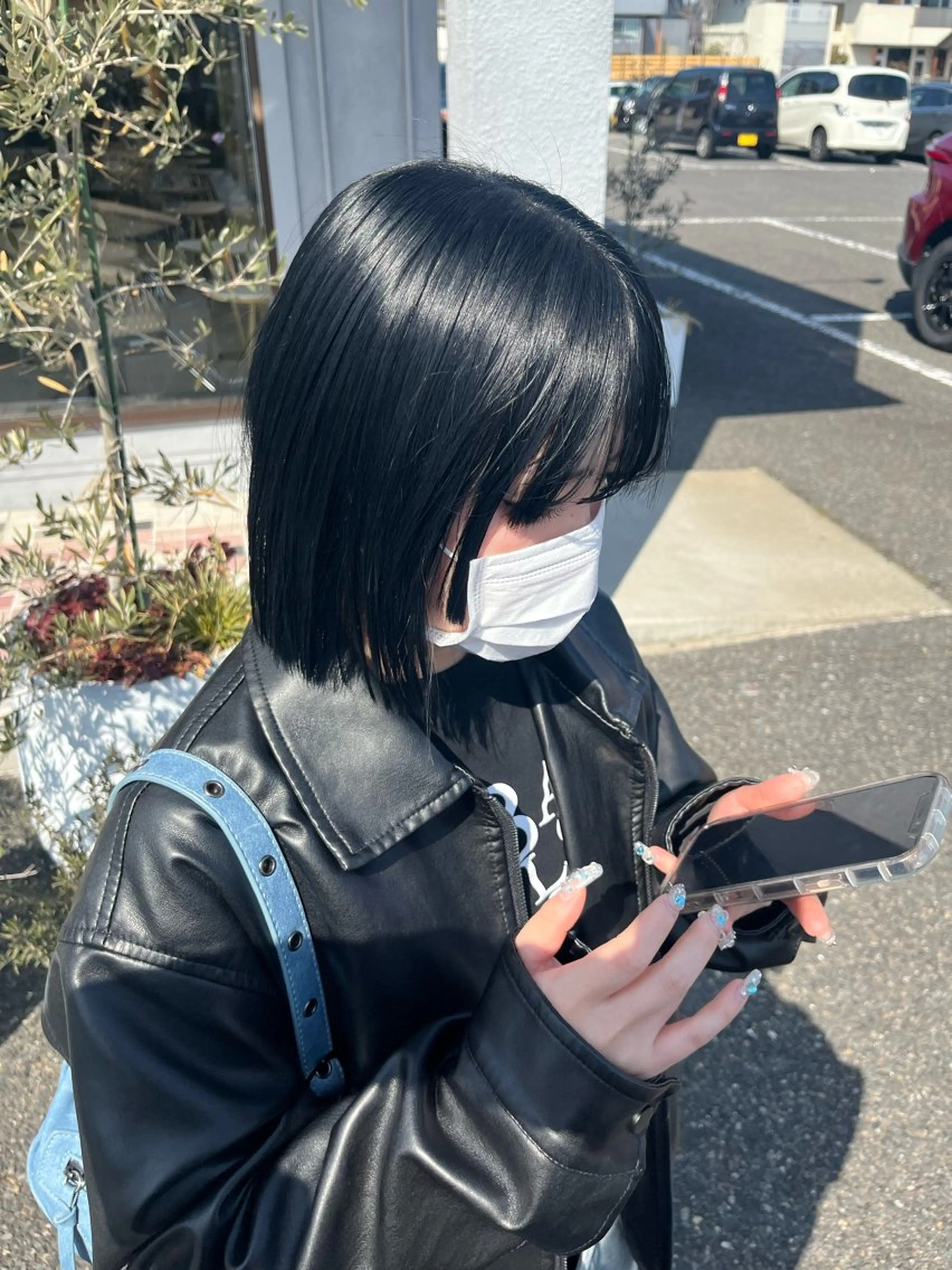 ショート カラー ブリーチ 寺島 理菜のヘアスタイル