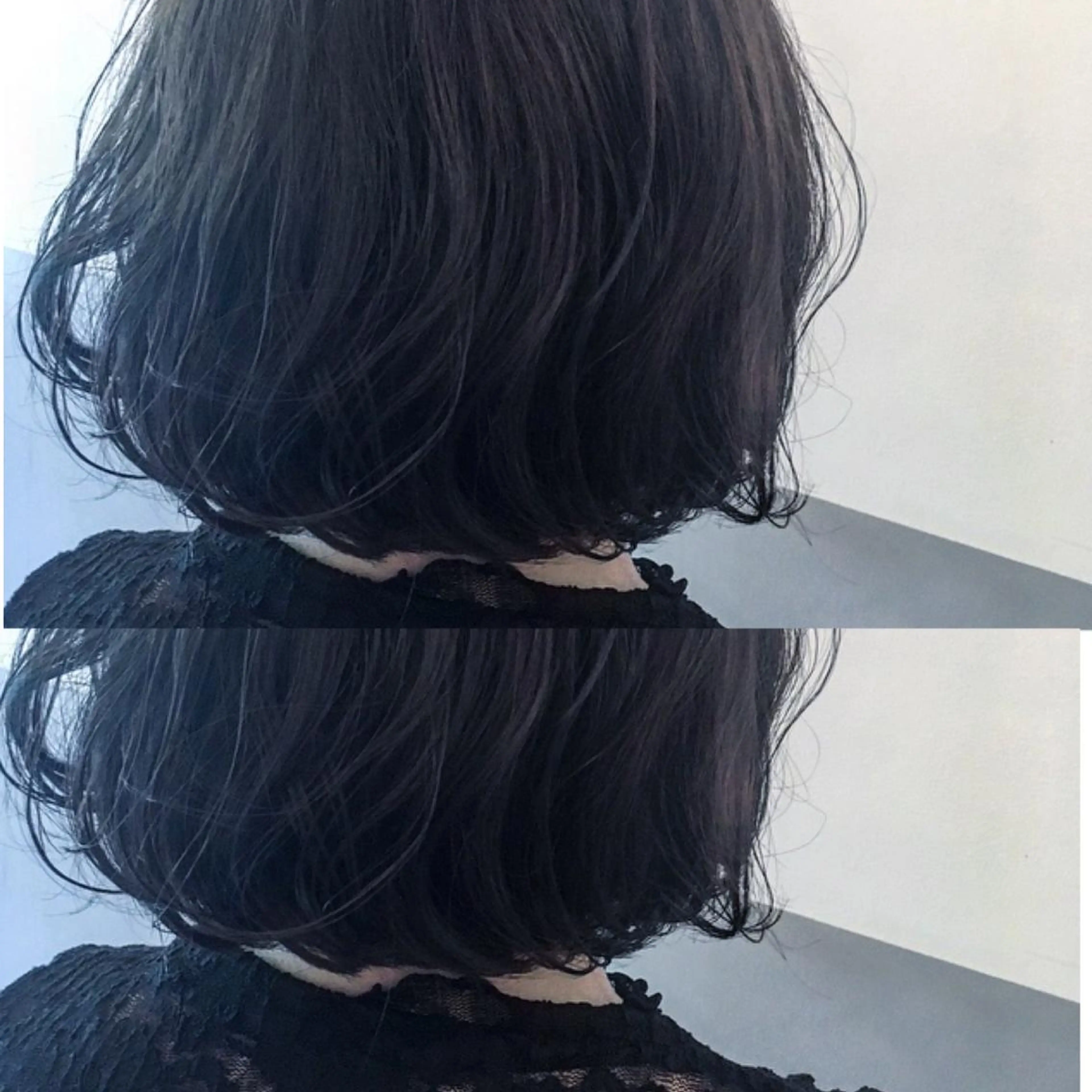 ミディアム カラー RINA🧤 デザインとボブのヘアスタイル