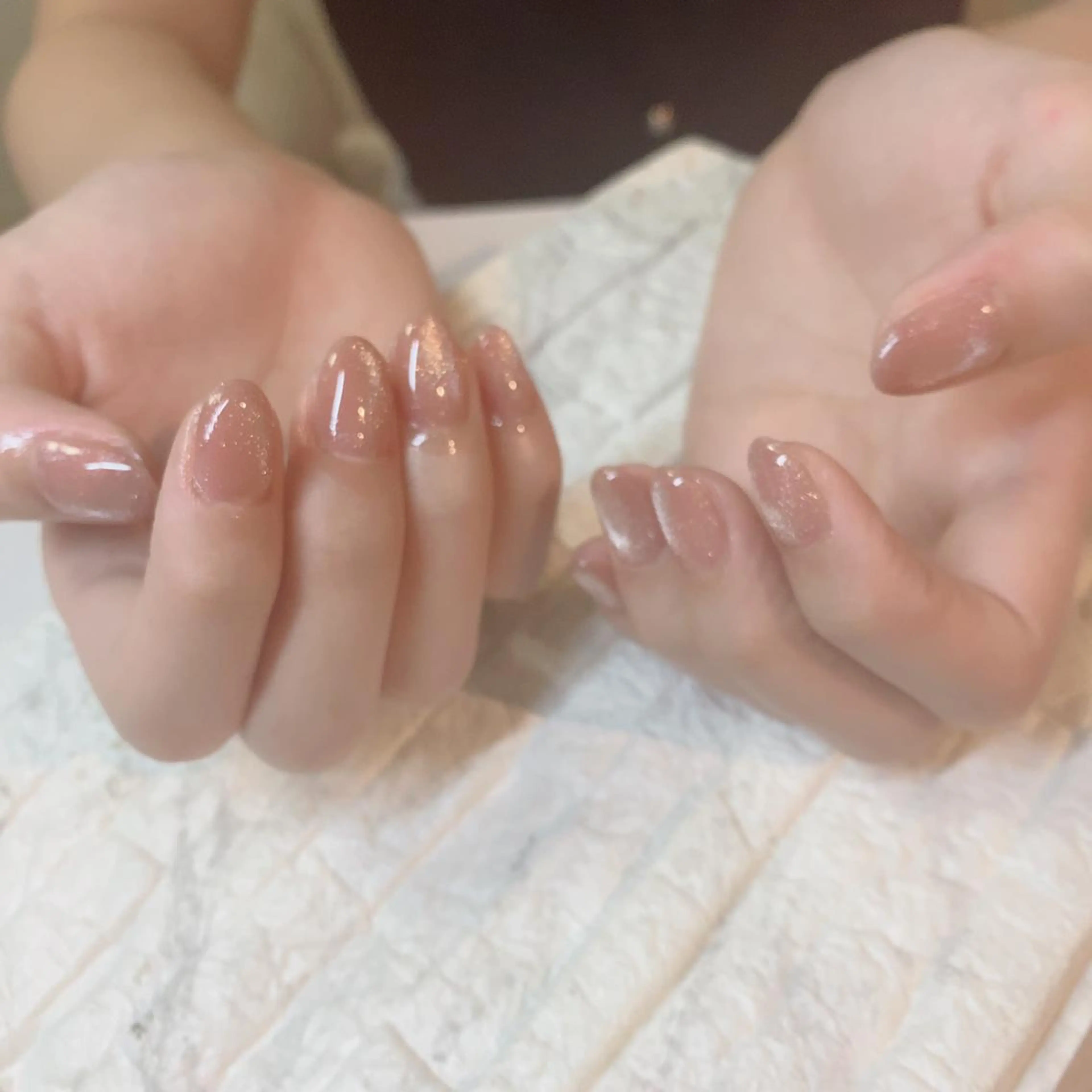 ネイル マグネットネイル ワンカラーネイル ハンドネイル yochi nailのネイルデザイン