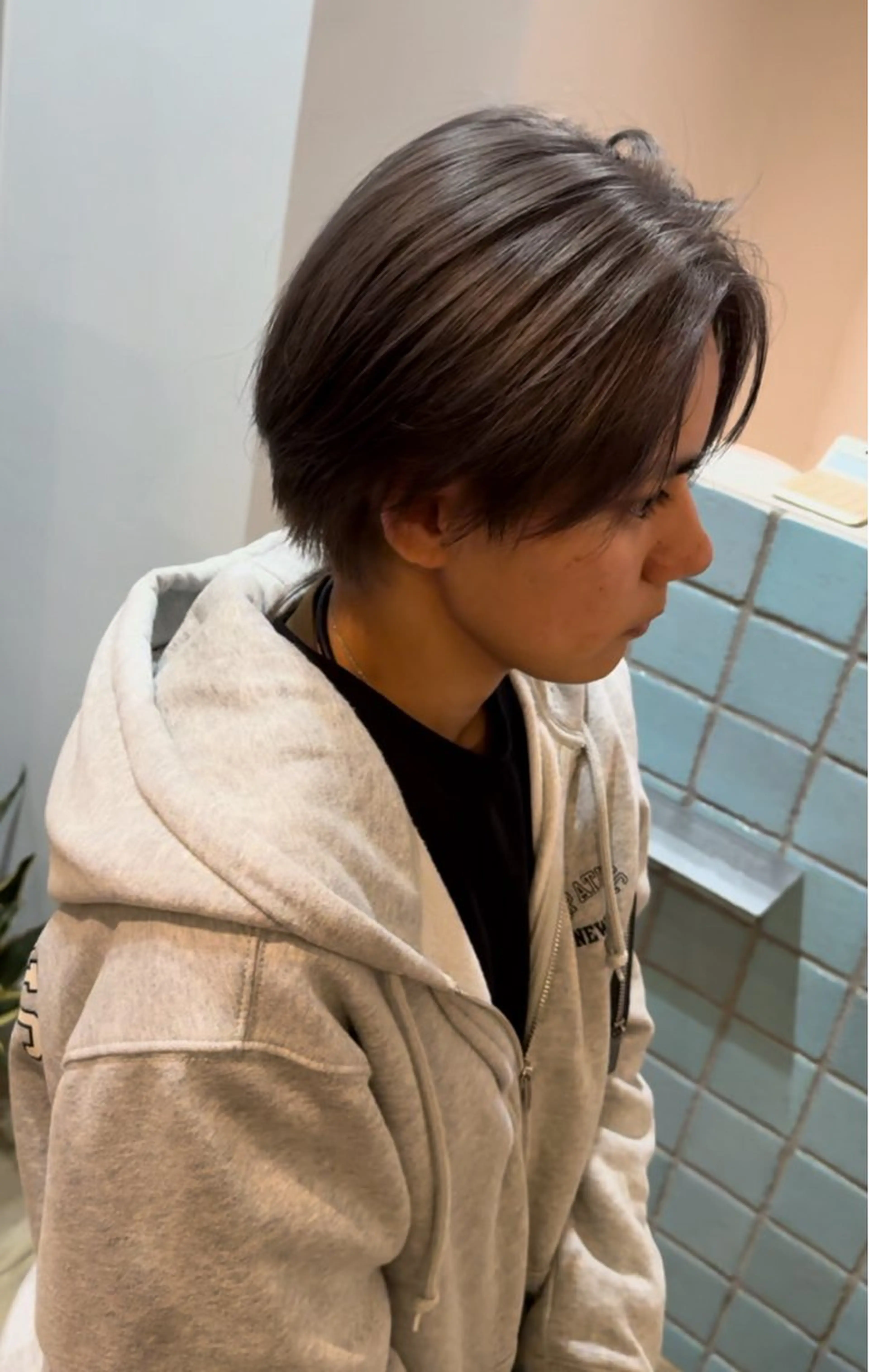 カラー グレージュ シルバー シルバーグレージュ BEEST所属・ate 【暖色/ハイトーン】のヘアスタイル