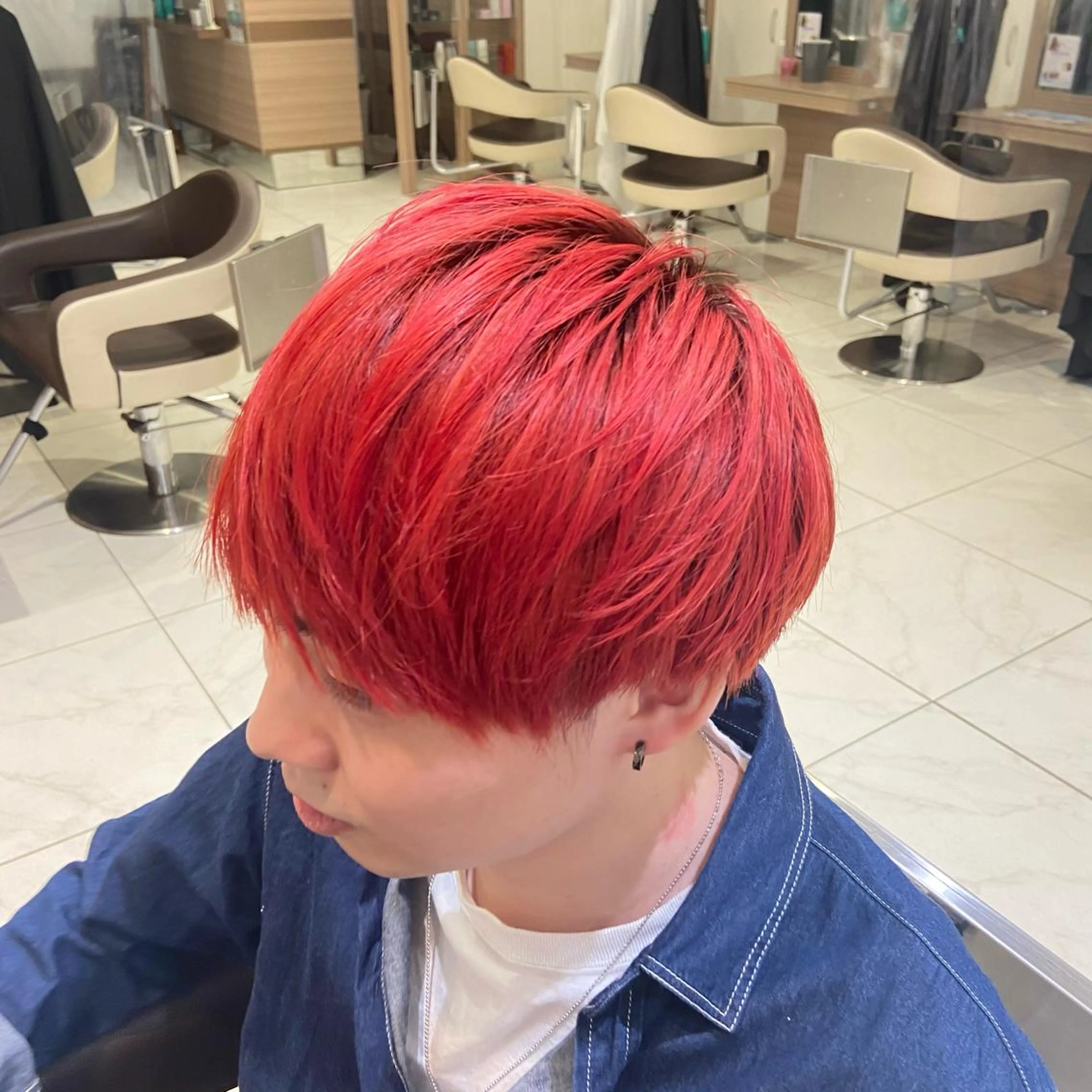 カラー メンズ トリートメント 💎レイヤー／メンズ 💎沢田琴音のヘアスタイル