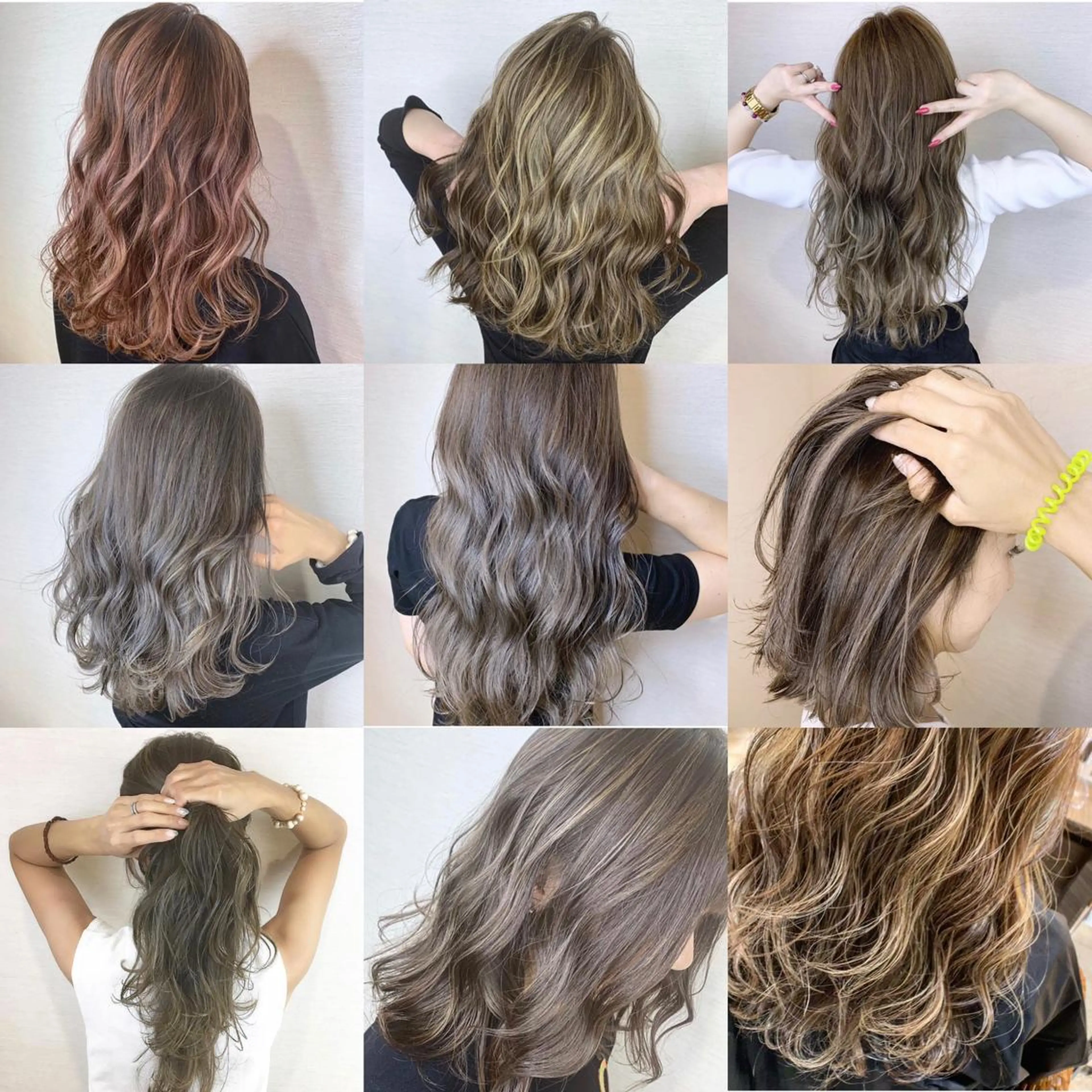 ロング ブリーチなしダブル/ レイヤーカット 小棹のヘアスタイル