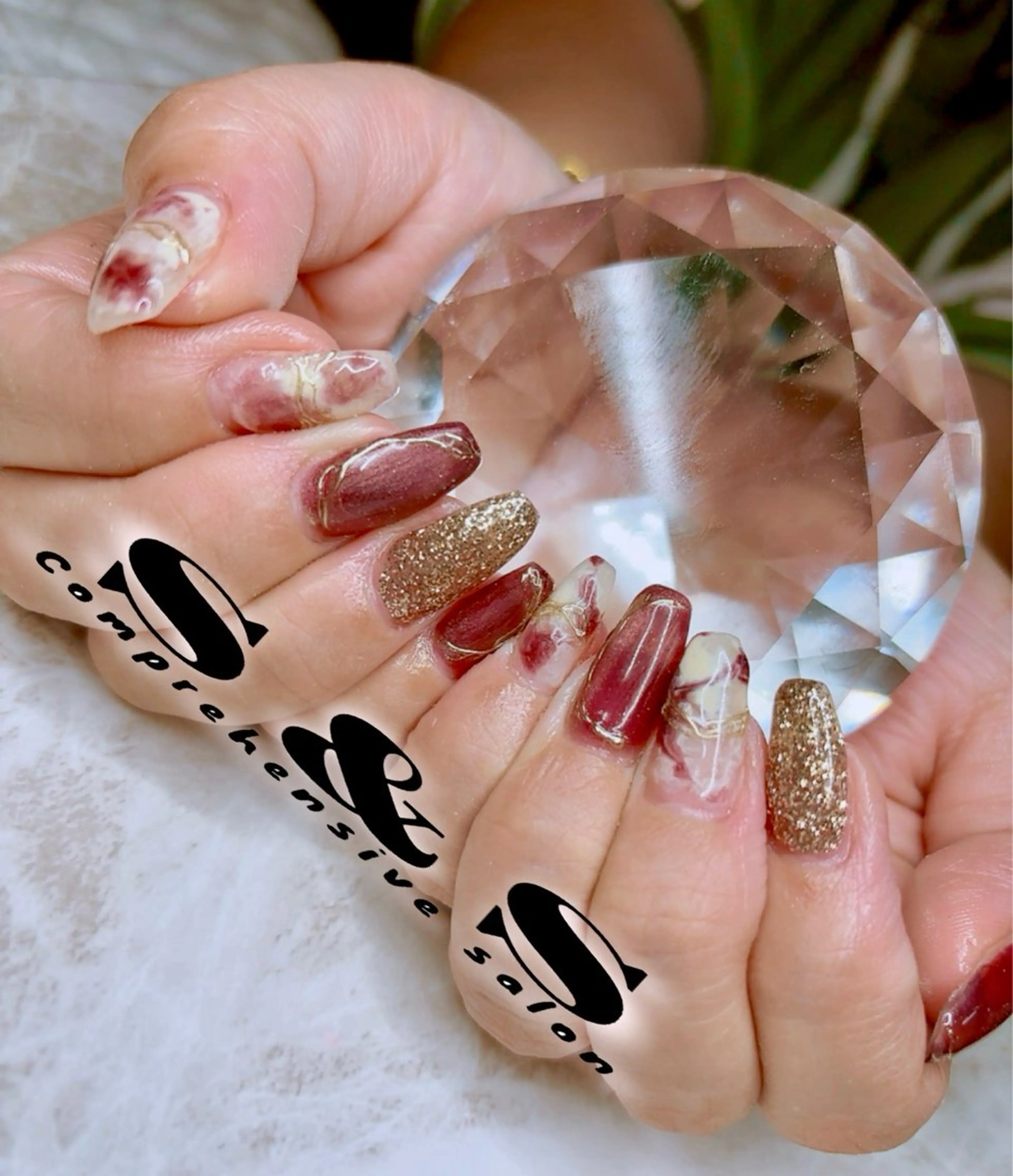 ネイル 長さ出し メンズネイル 持ち込み S&S 村田小百合のネイルデザイン