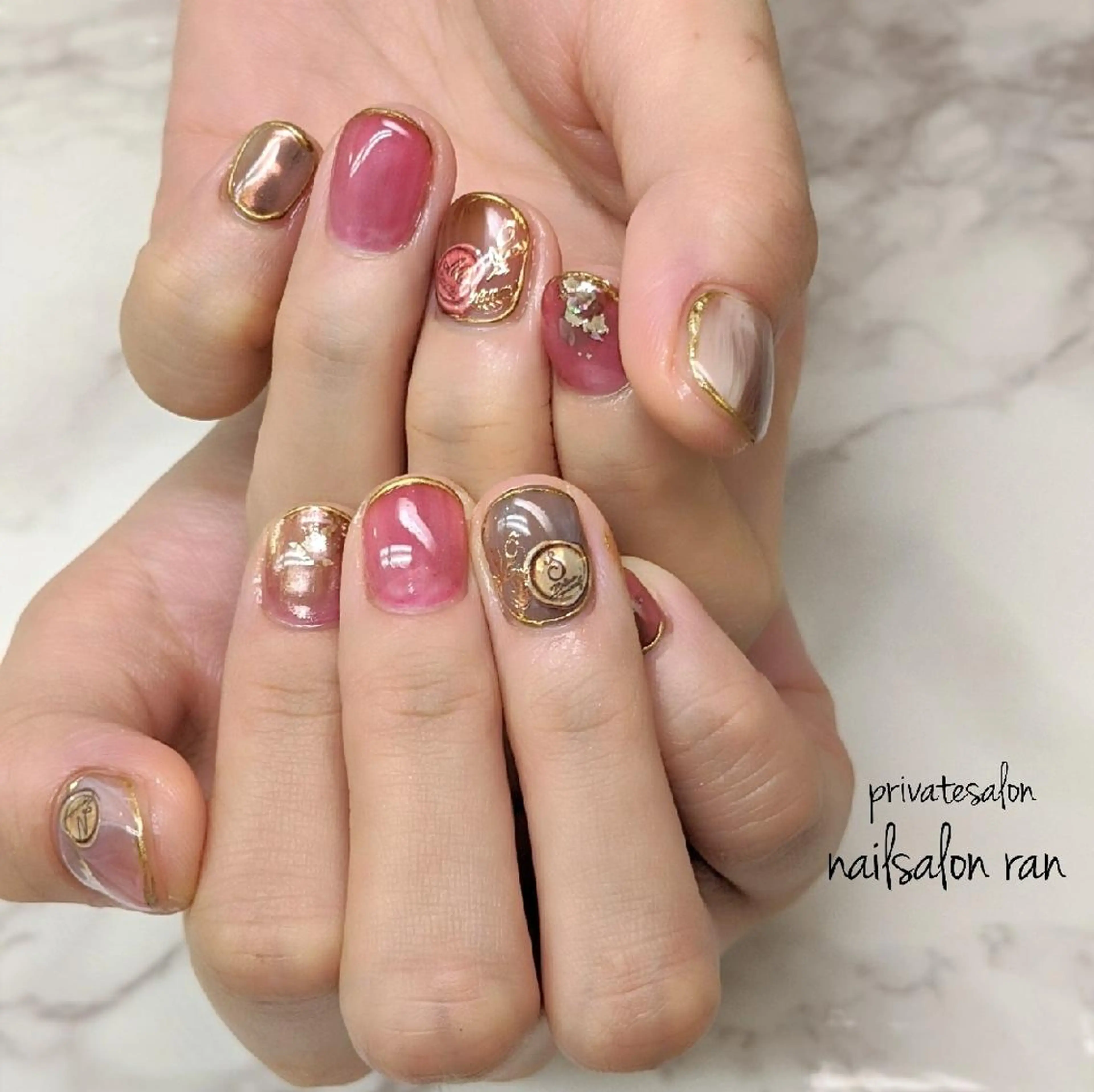 ネイル 持ち込み nailsalon ranのネイルデザイン