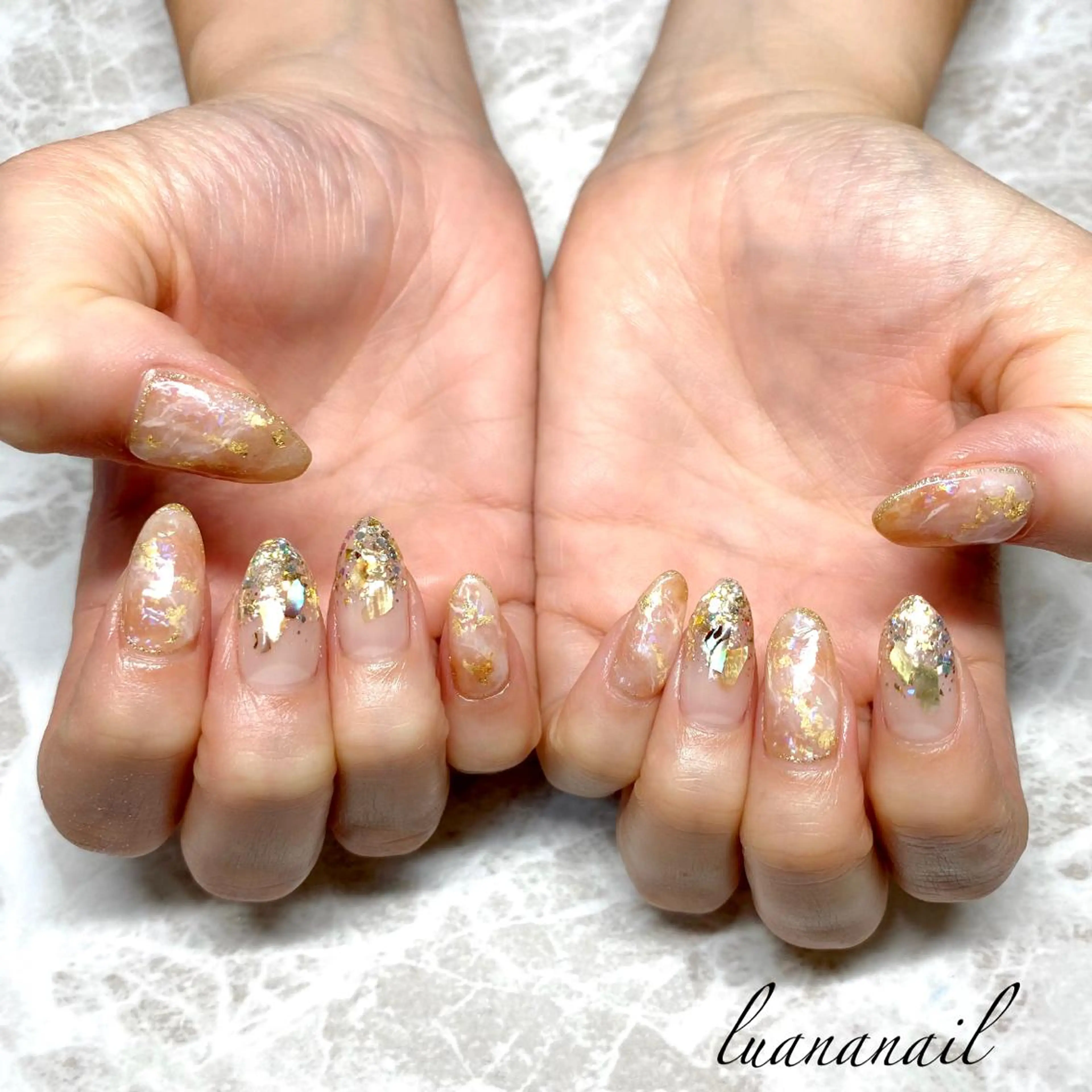 ネイル ニュアンスネイル luana nailのネイルデザイン