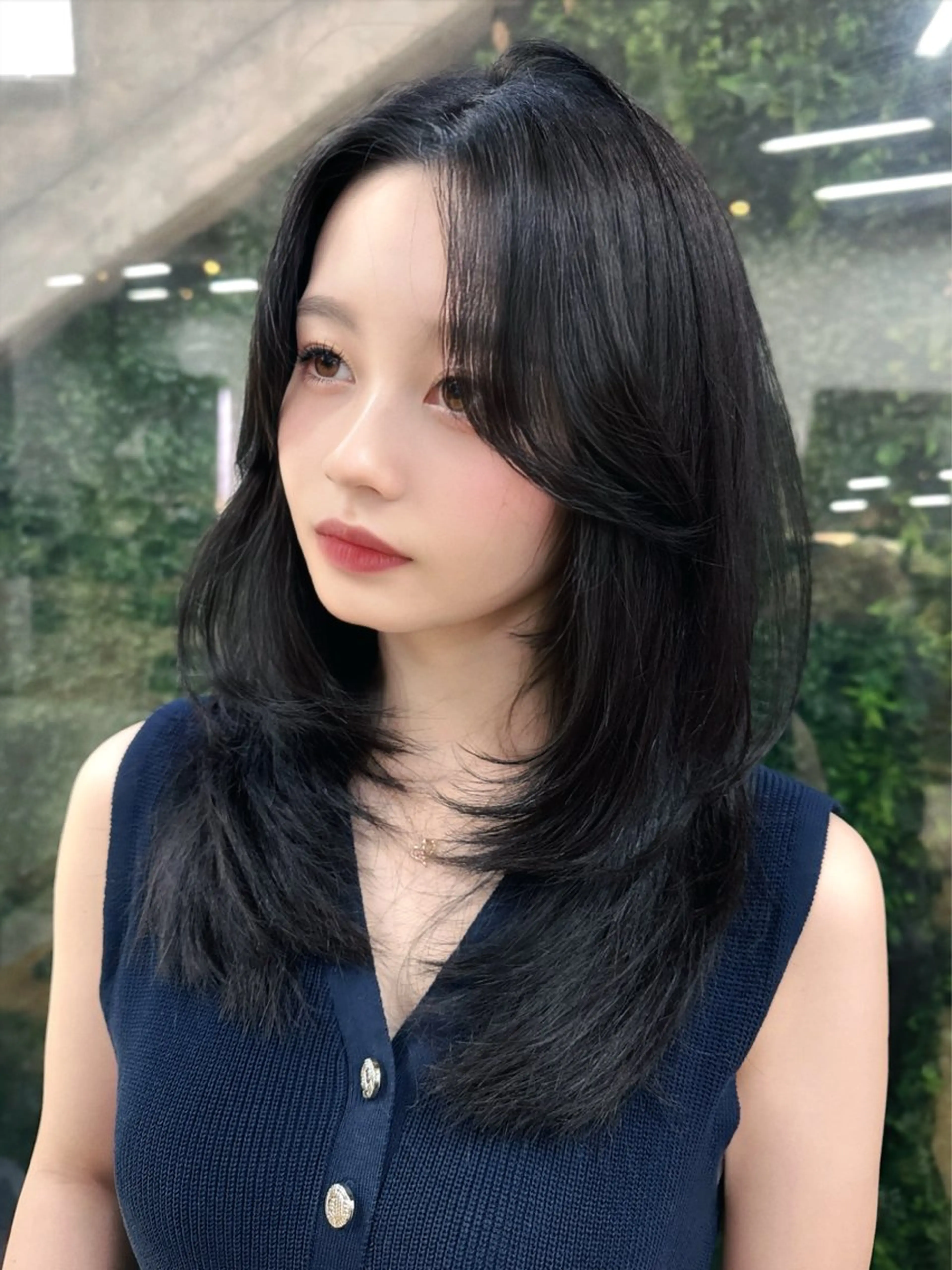 セミロング カラー カット ヘアカラー トリートメント Pocket仙台 💚モエリのヘアスタイル