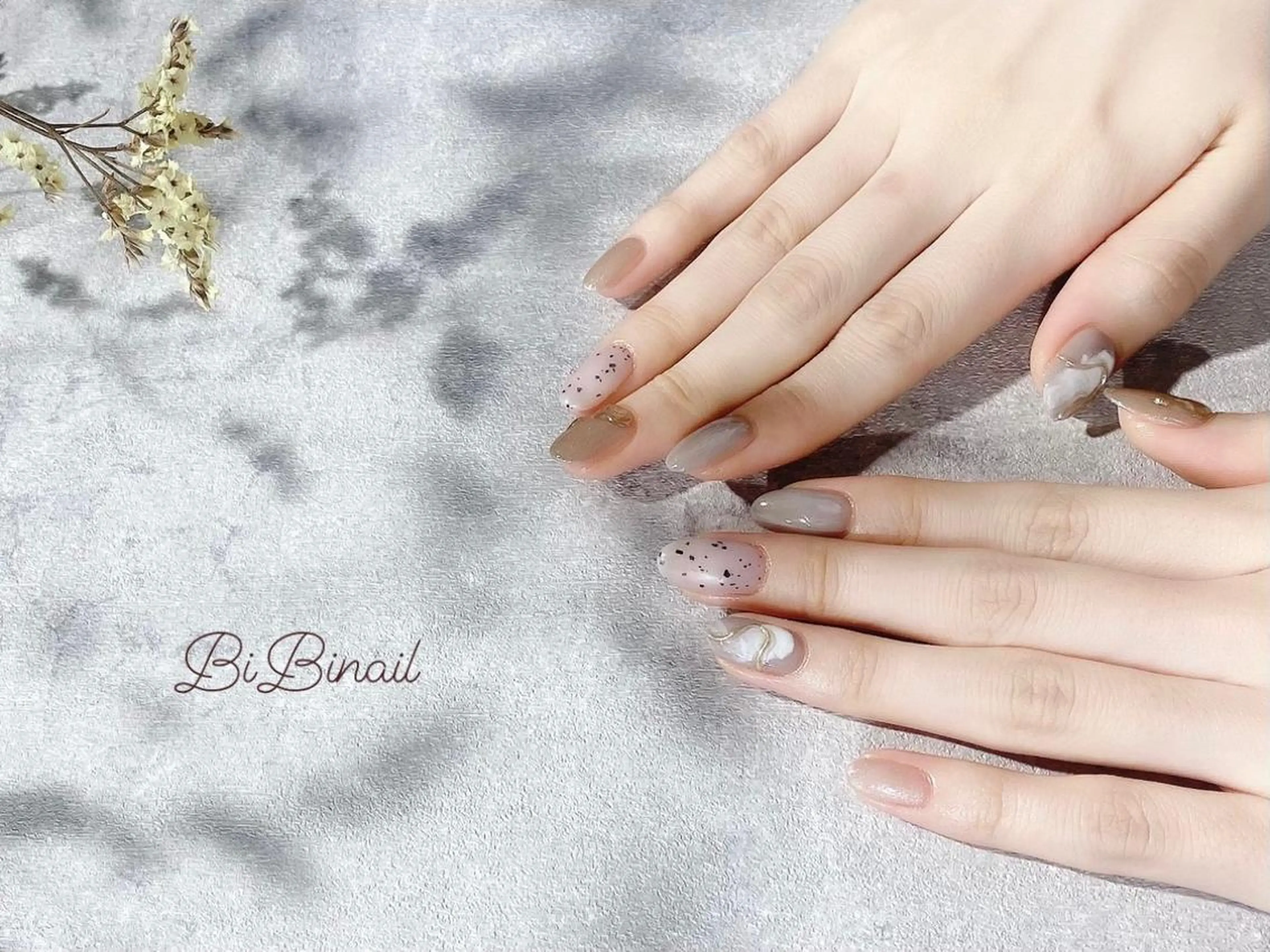 ネイル ジェルネイル パラジェル ハンドネイル purple hair design所属・Sumi Tomoのネイルデザイン