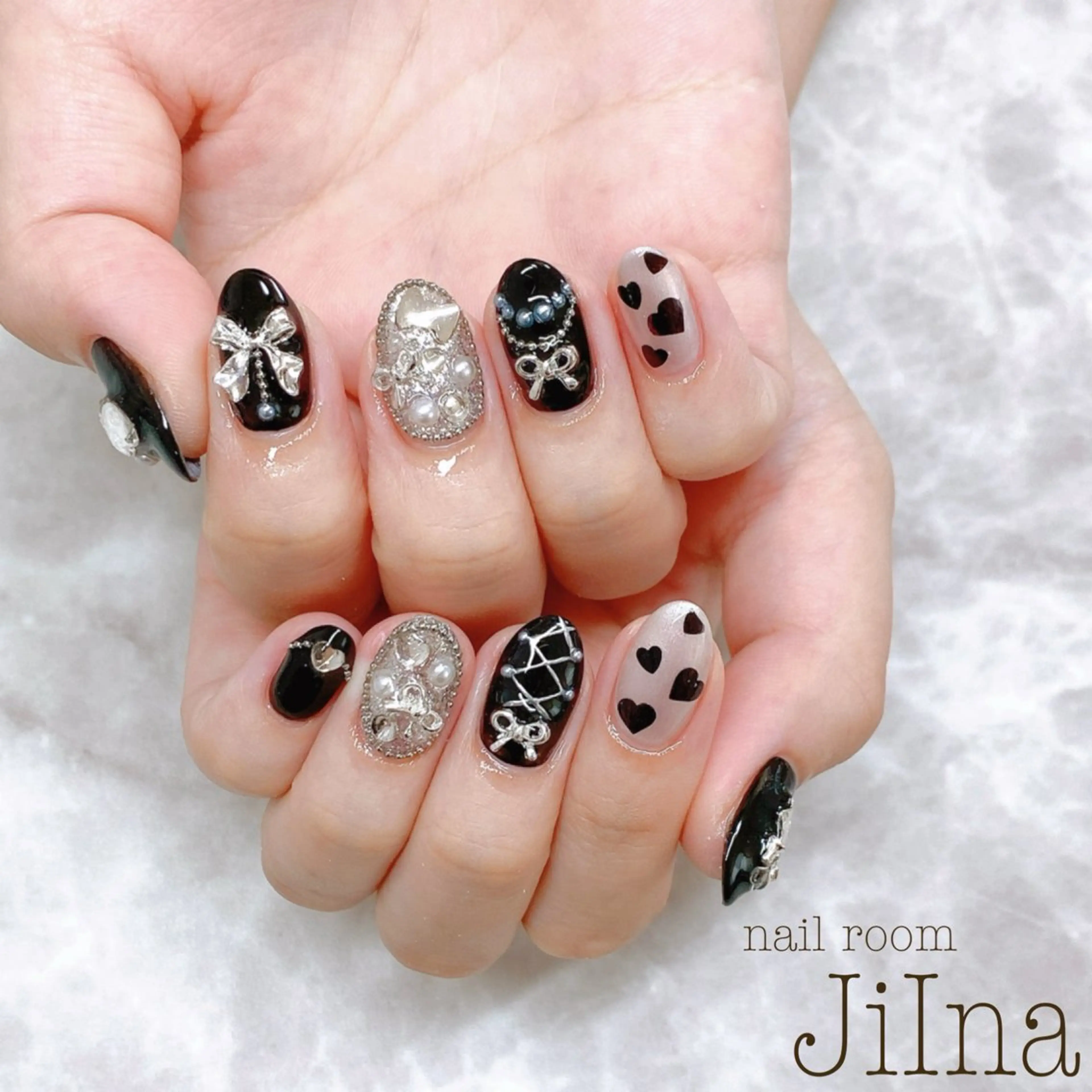 ネイル 持ち込み JiIna nailのネイルデザイン