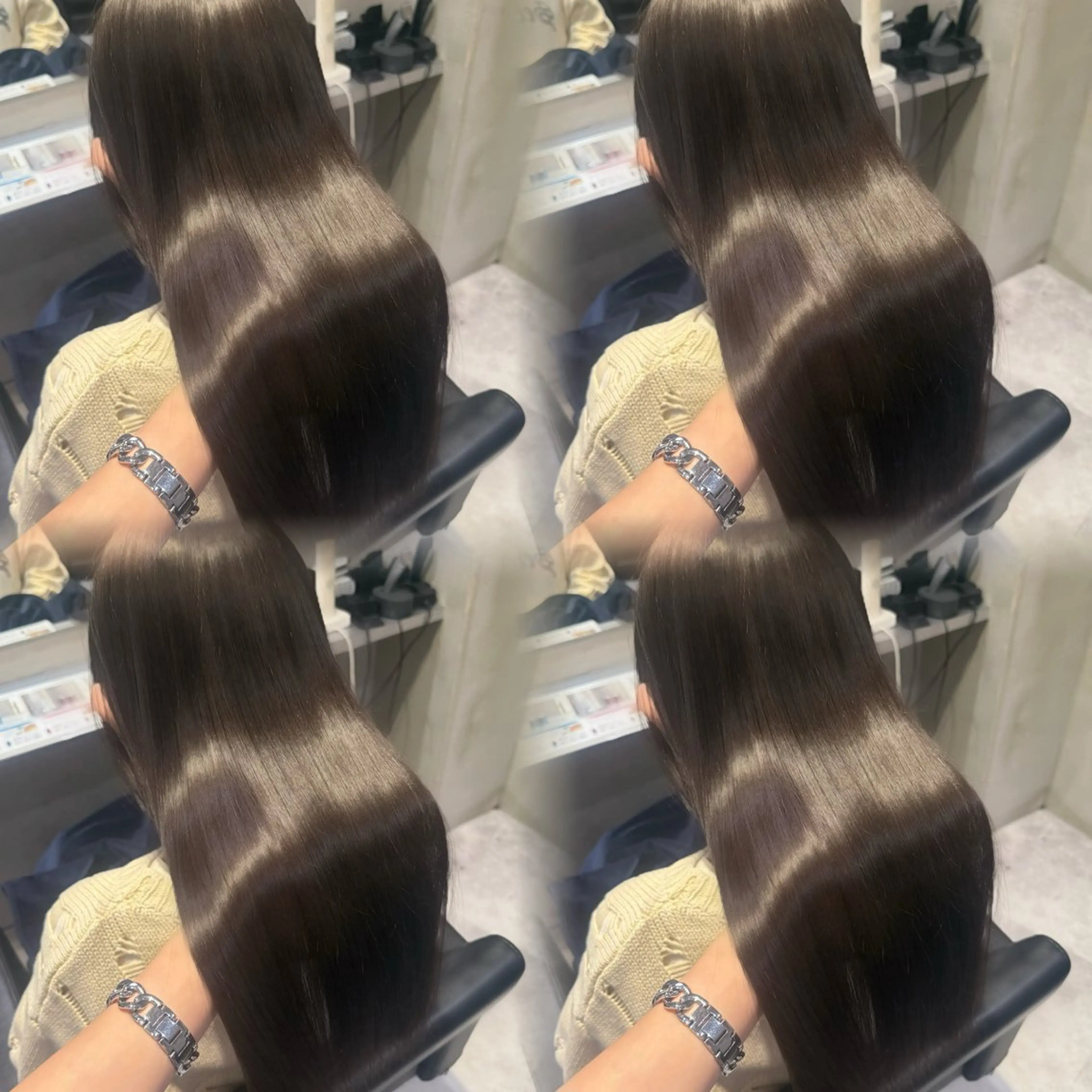 艶髪イルミナカラー➕髪質改善ウルトワトリートメント➕TOKIOトリートメント¥13000【新宿/ロング料金なし】の写真