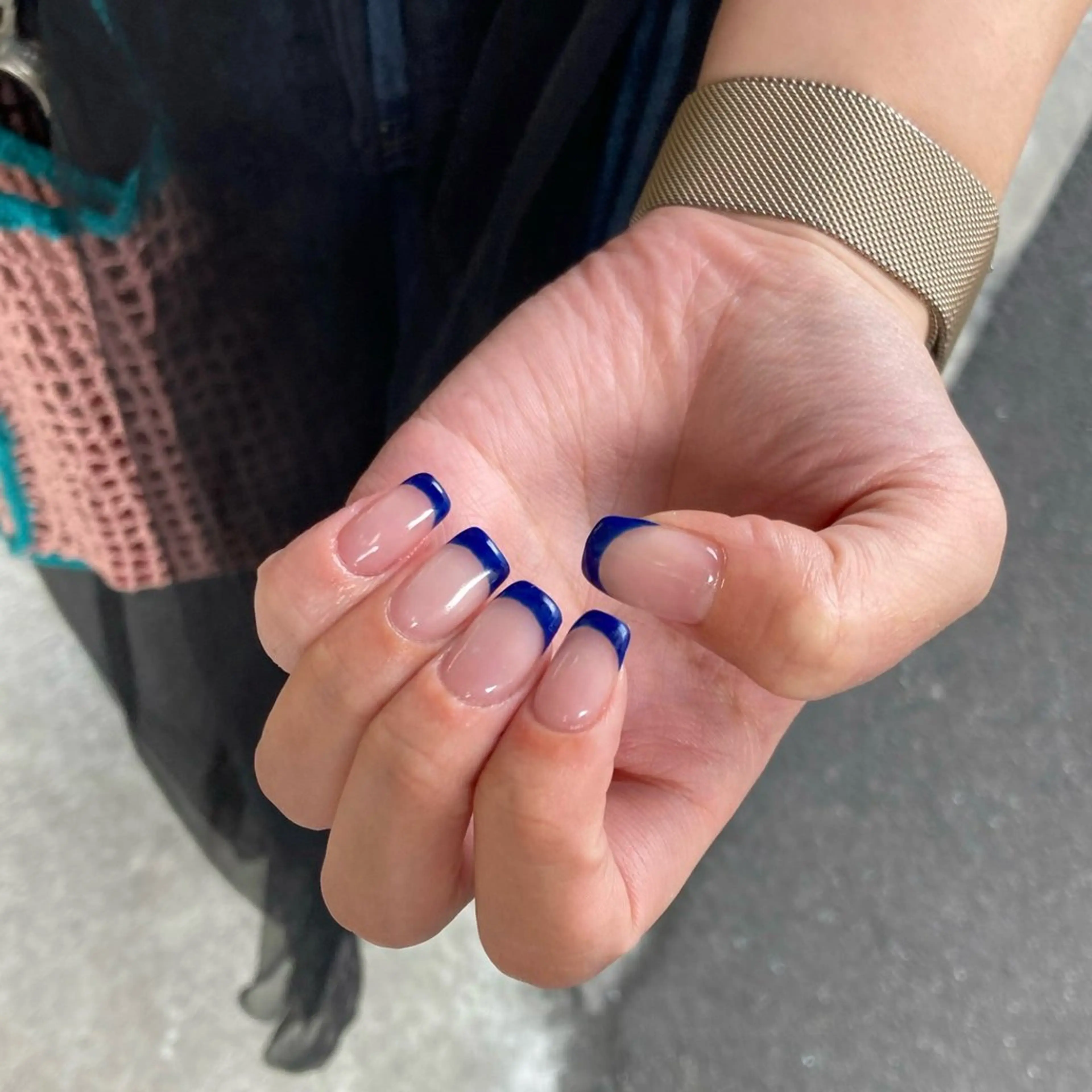 【オフ無し/ケア込み】french nail / 4000円の写真