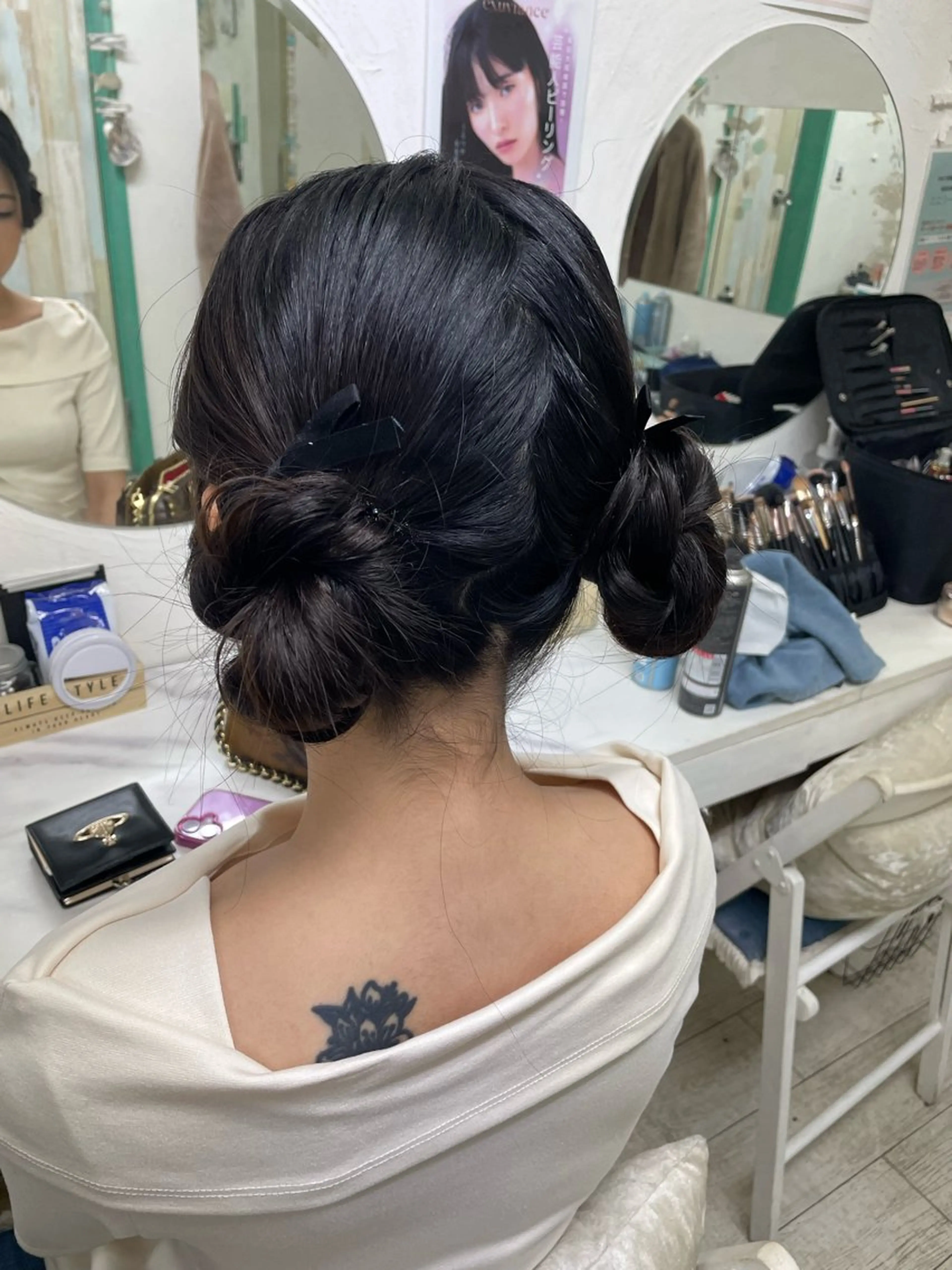 セミロング ヘアセット 六本木/ヘアセット /hairmakeのヘアスタイル