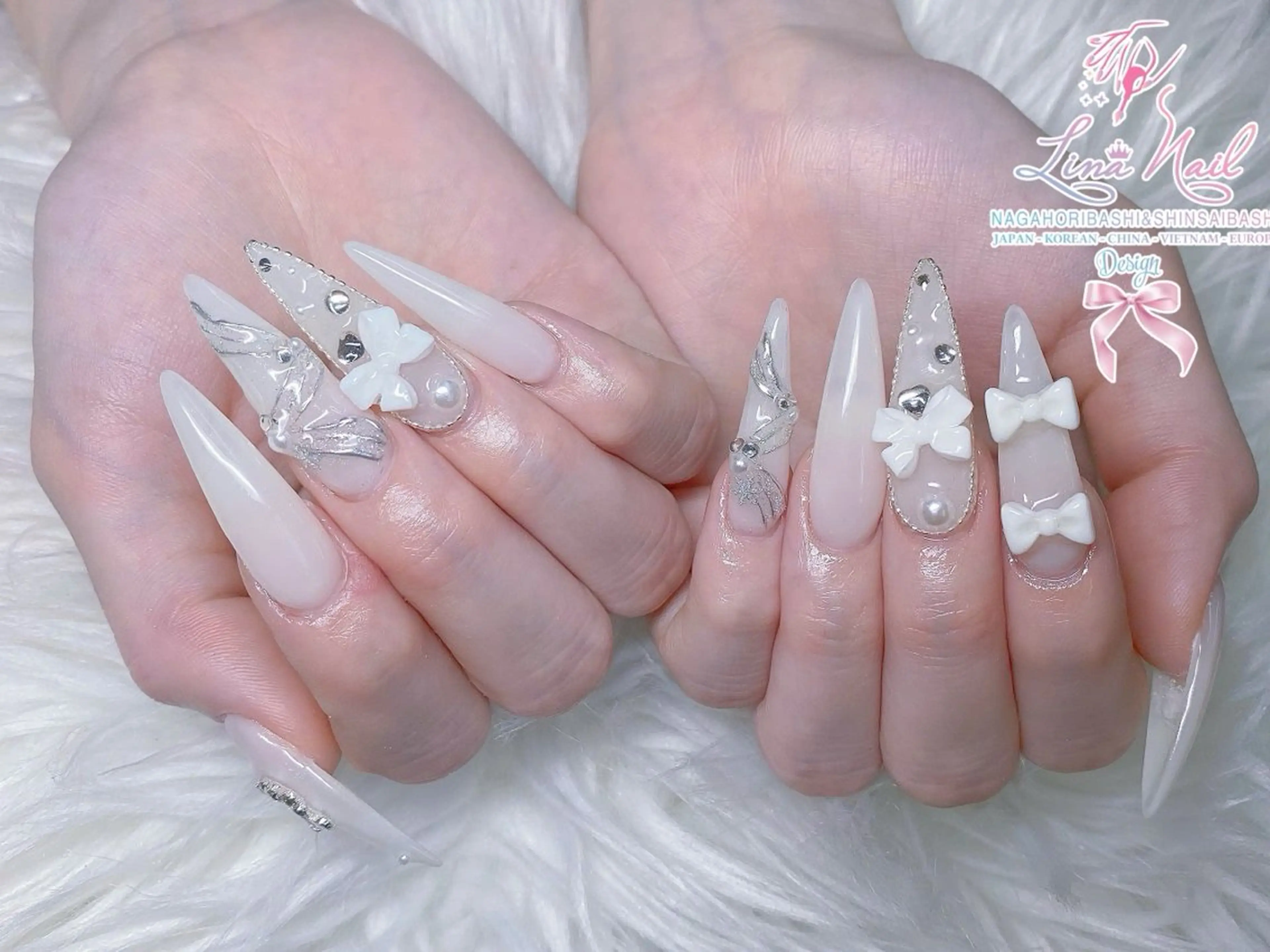 ネイル チークネイル 桜ネイル フラッシュネイル フットネイル ジェルネイル リナネイル 長堀橋店／東心斎橋店のネイルデザイン