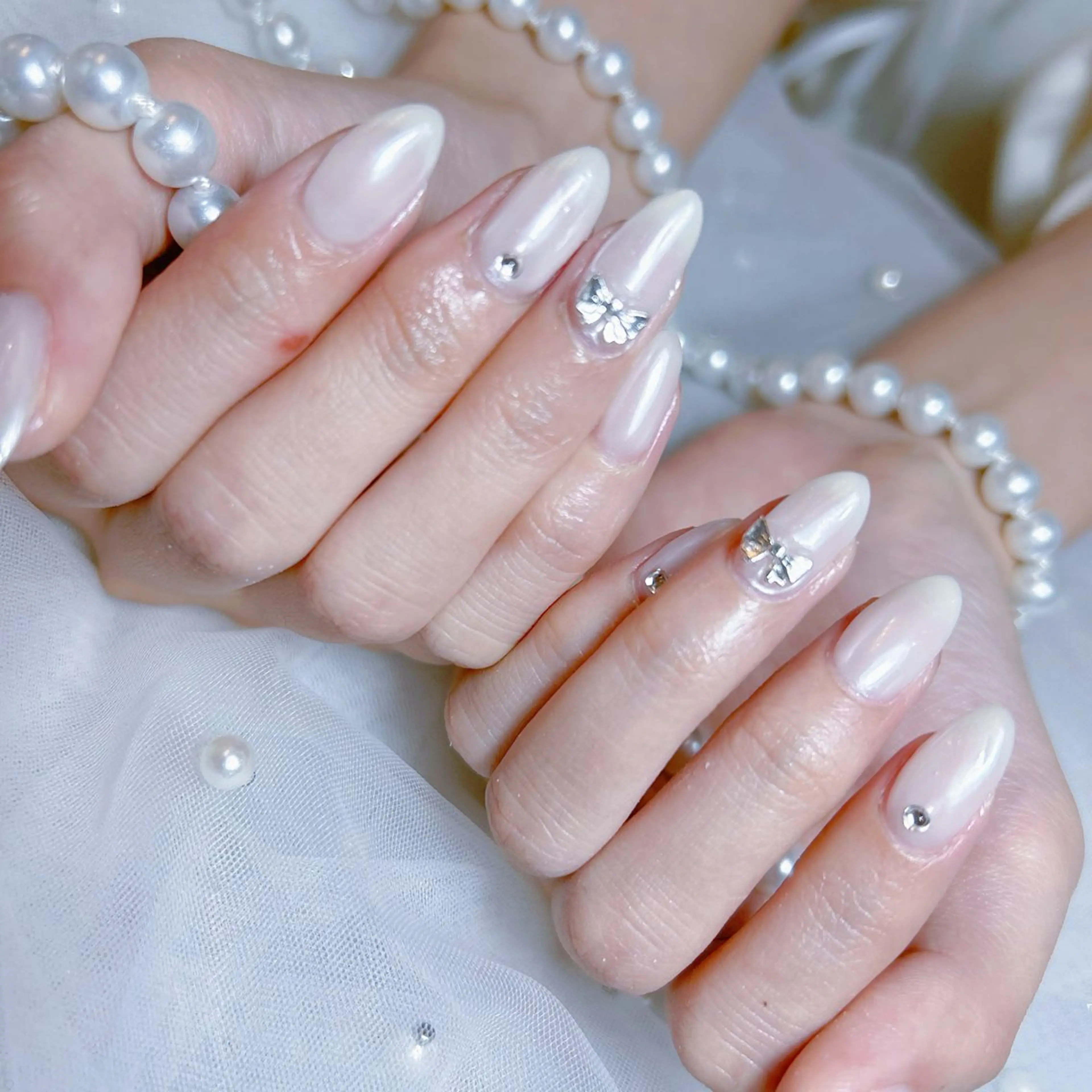 ネイル ハンドネイル Yudia🩵 Yuiのネイルデザイン