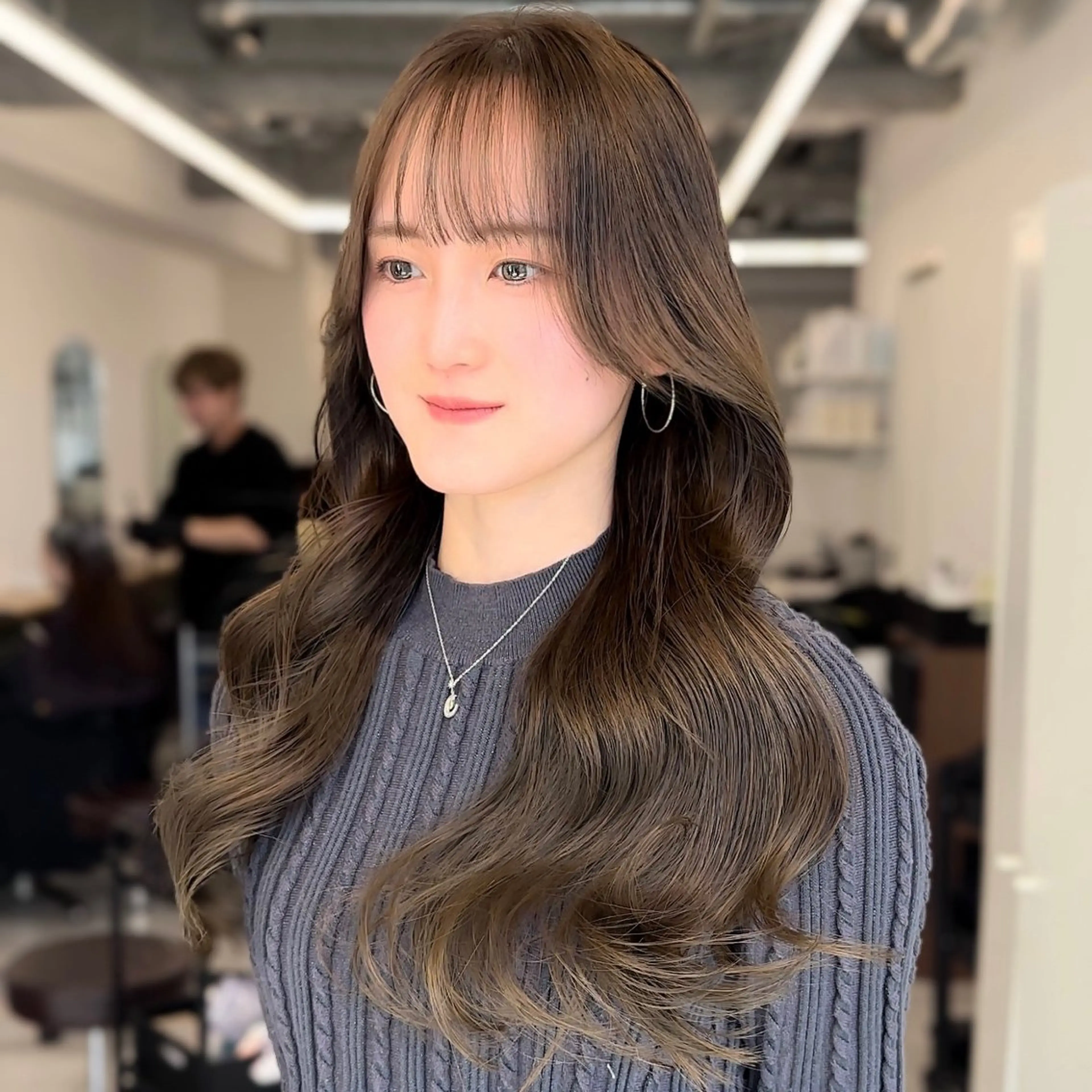 ロング カラー カット ヘアカラー トリートメント ブリーチなし/レイヤ ー特化🌈Tommyのヘアスタイル