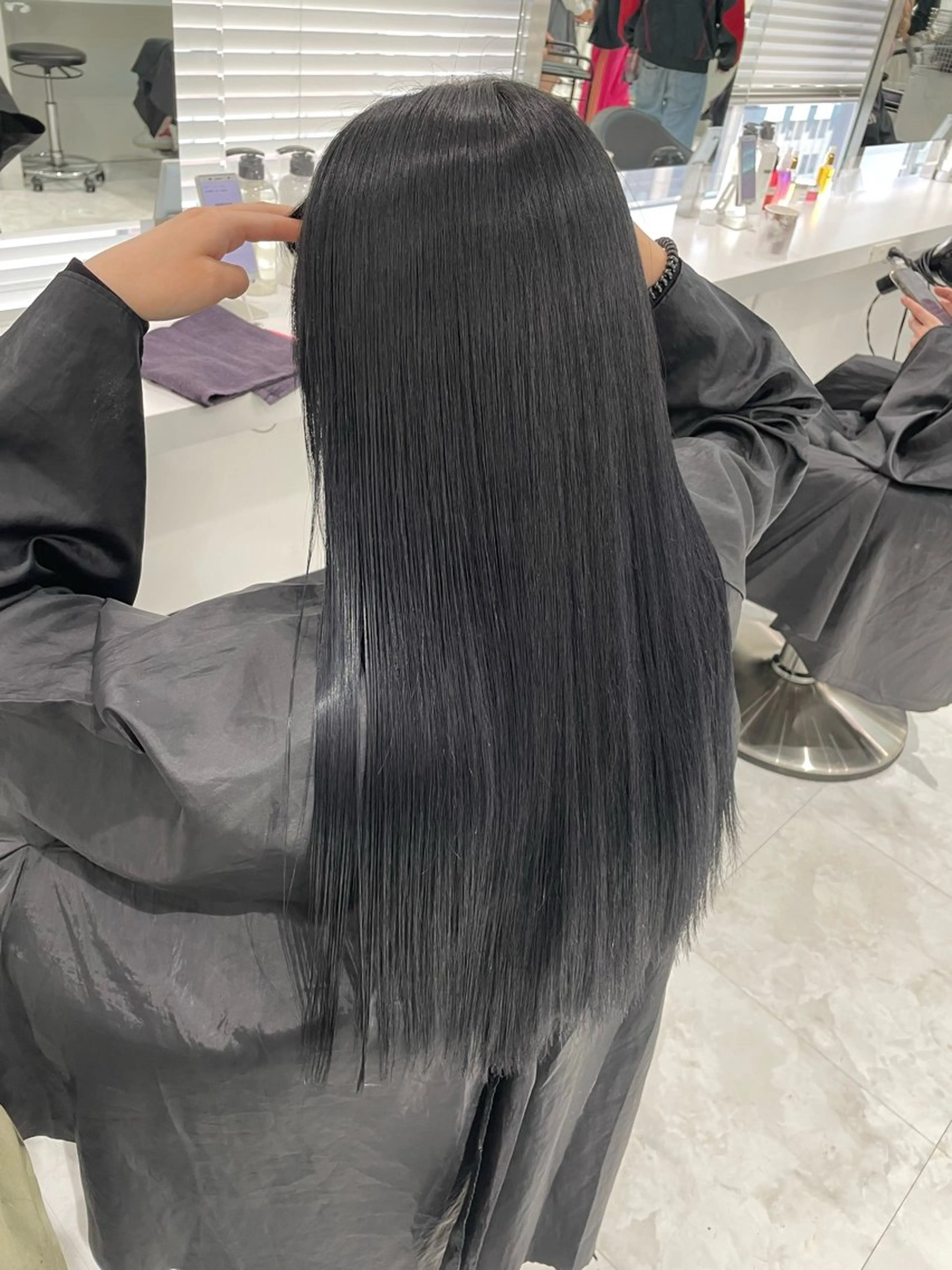 ロング カラー カット トリートメント ヘッドスパ ヘアセット 🌿透明感赤み消し Keishin🌿のヘアスタイル