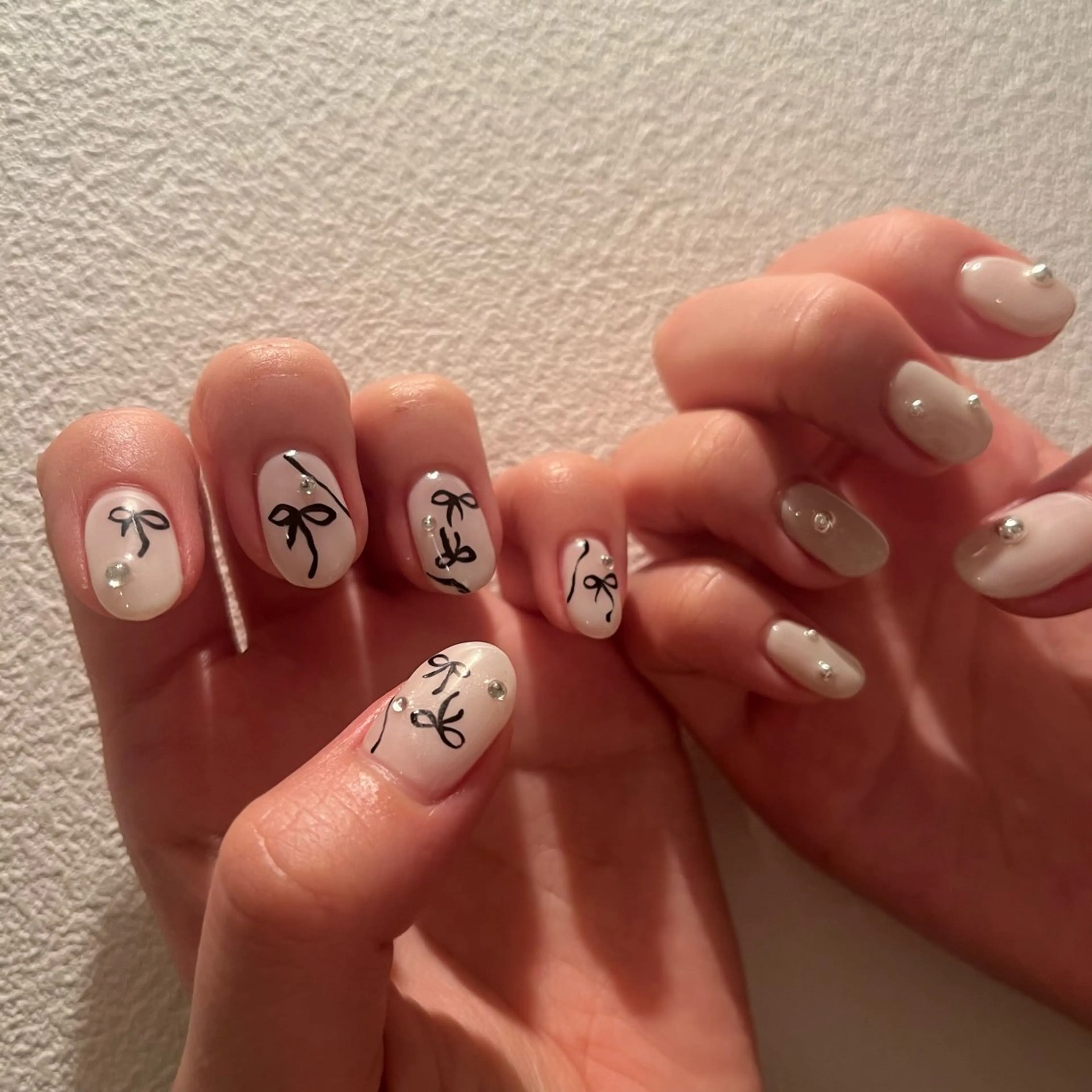 ネイル リボン K Aのネイルデザイン