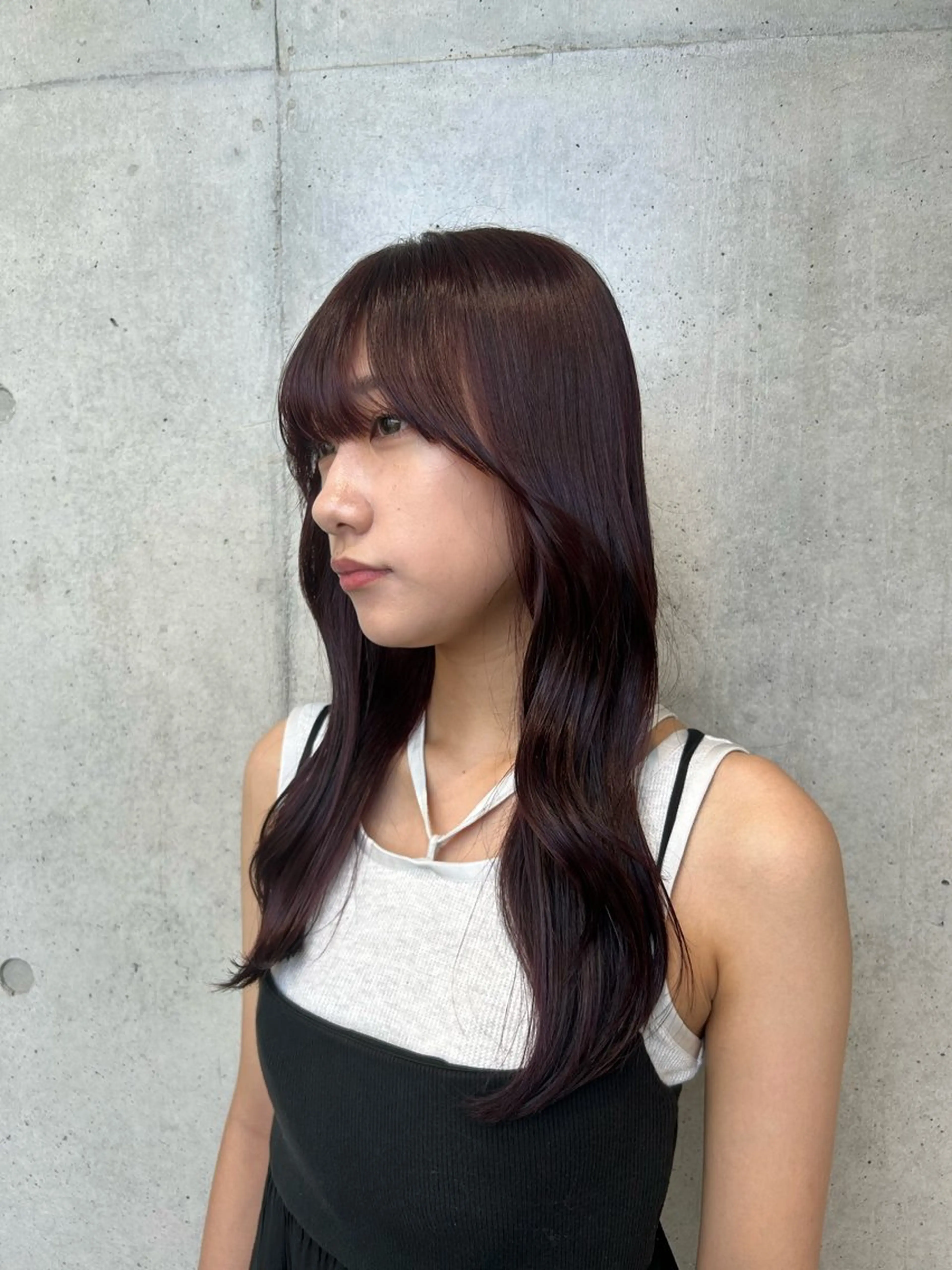 ロング カラー ヘアアレンジ カット ヘアカラー トリートメント ボブ艶モテカラー🫧 カリンのヘアスタイル