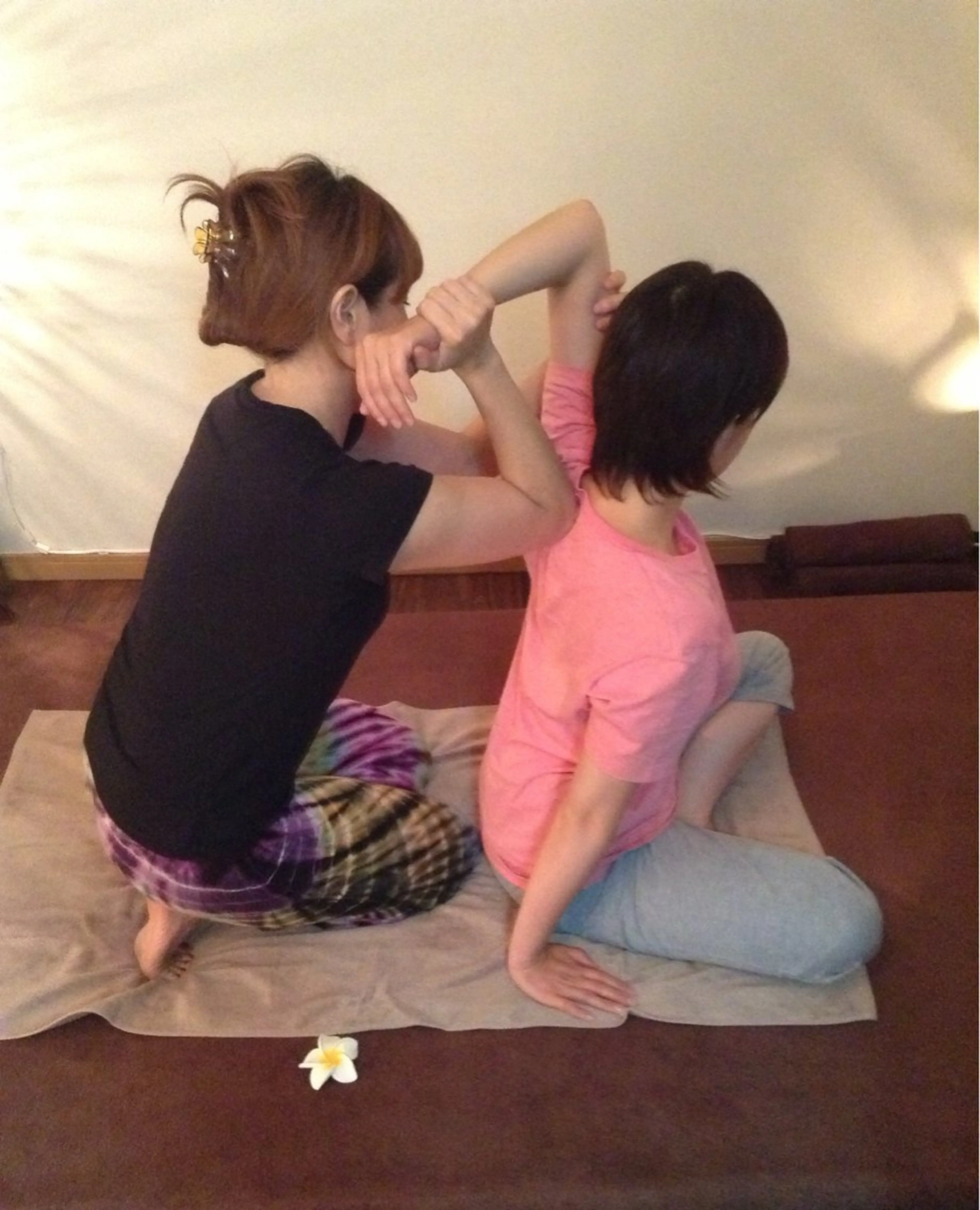 タイ古式ボディケア130分　　　　　　　　　　［ベッドで行うタイ古式マッサージ］の写真