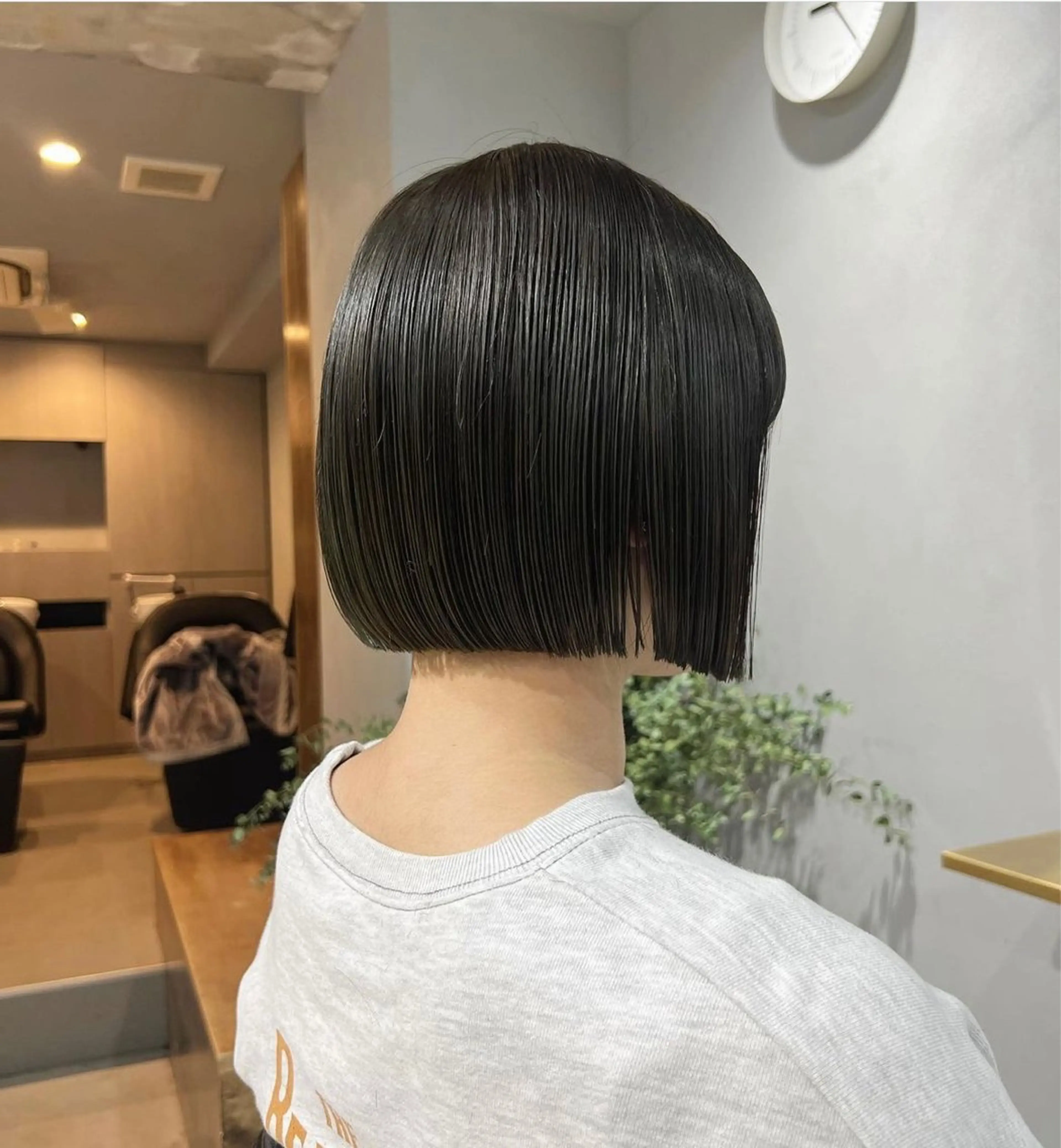 ショート カラー ヘアカラー トリートメント akane/ボブ /オリーブ/ブラウンのヘアスタイル