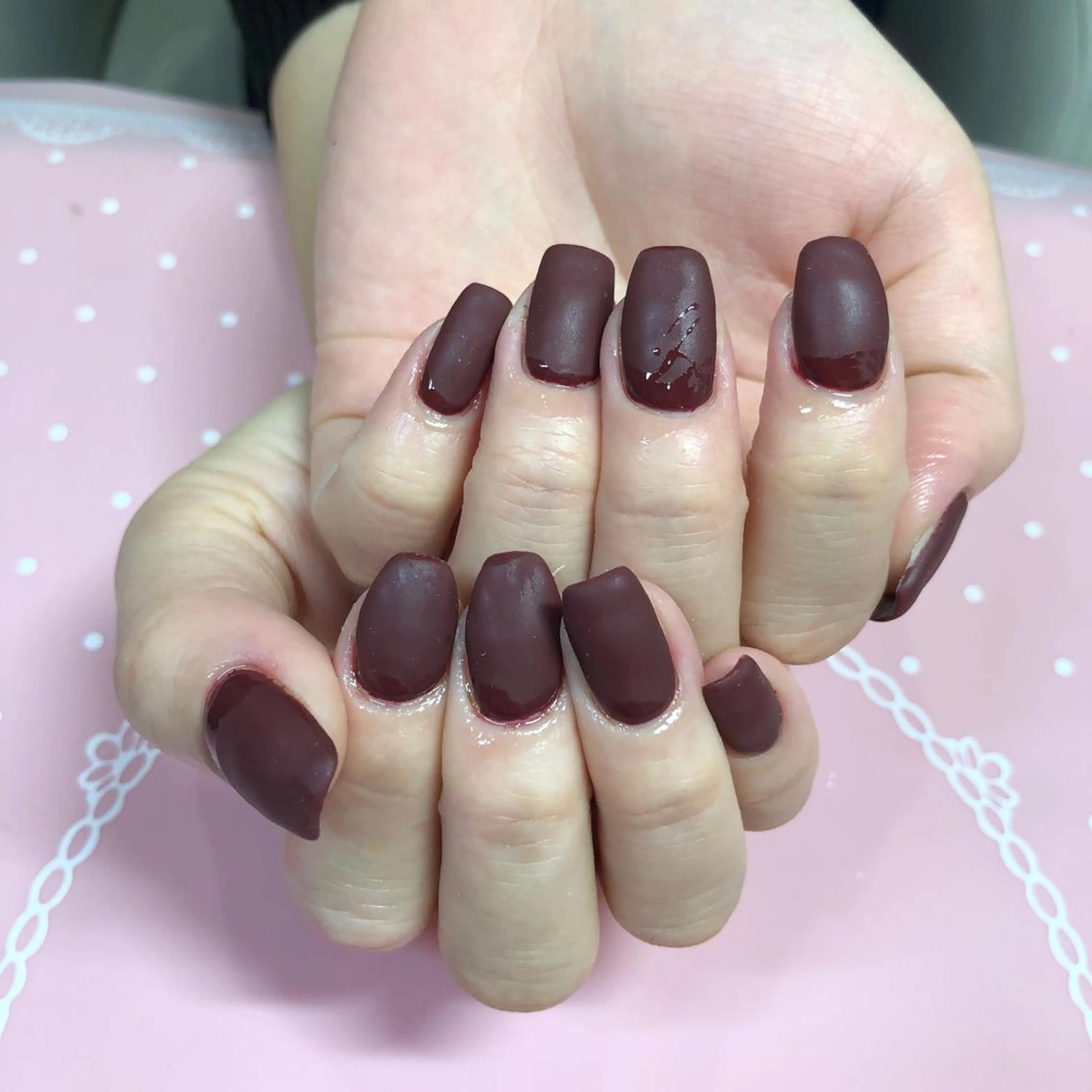 ショート ネイル マットネイル ハンドネイル 《LB》ラブリエ Nail&eyeのマツエク・マツパデザイン