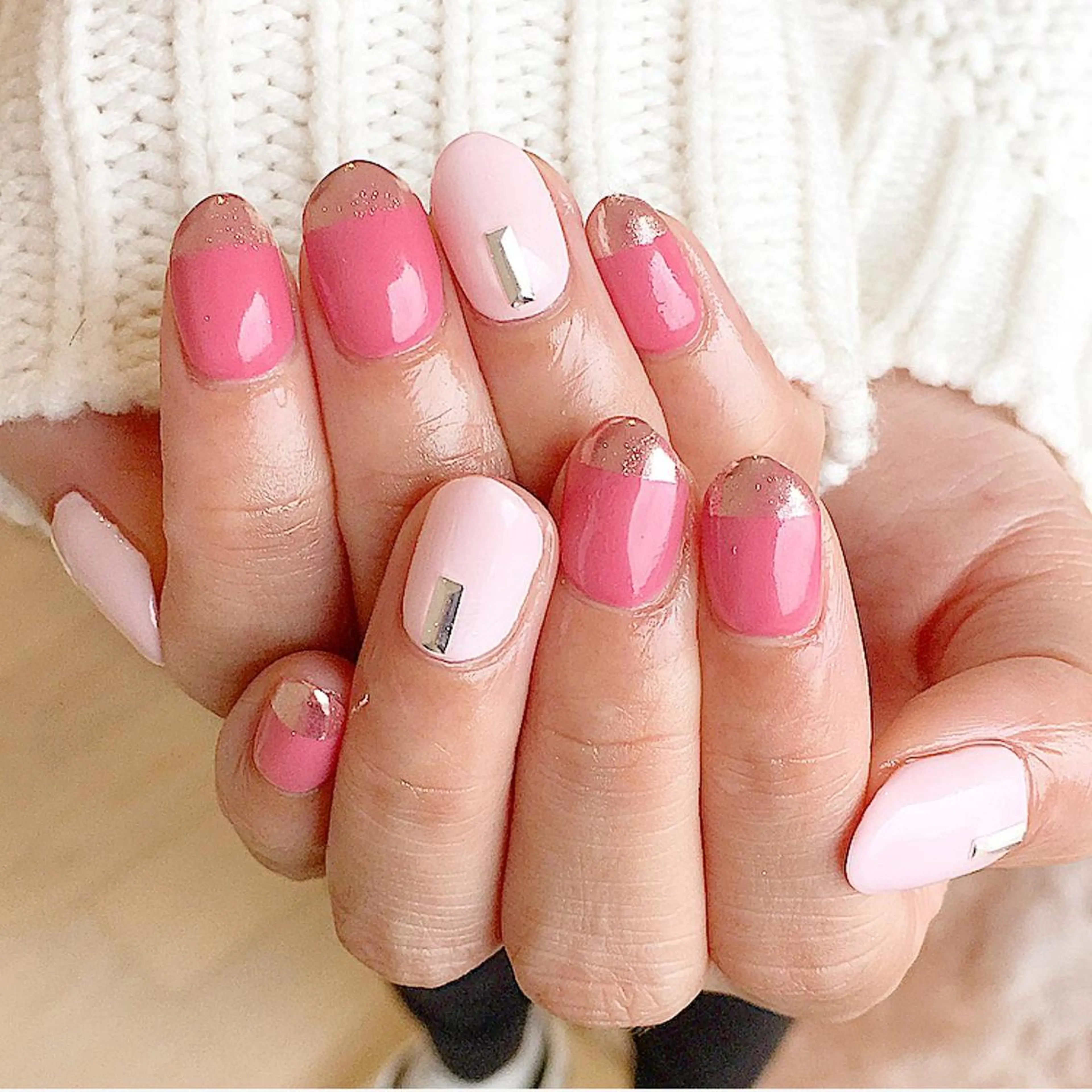 ネイル アートネイル ミラーネイル magical nailのネイルデザイン