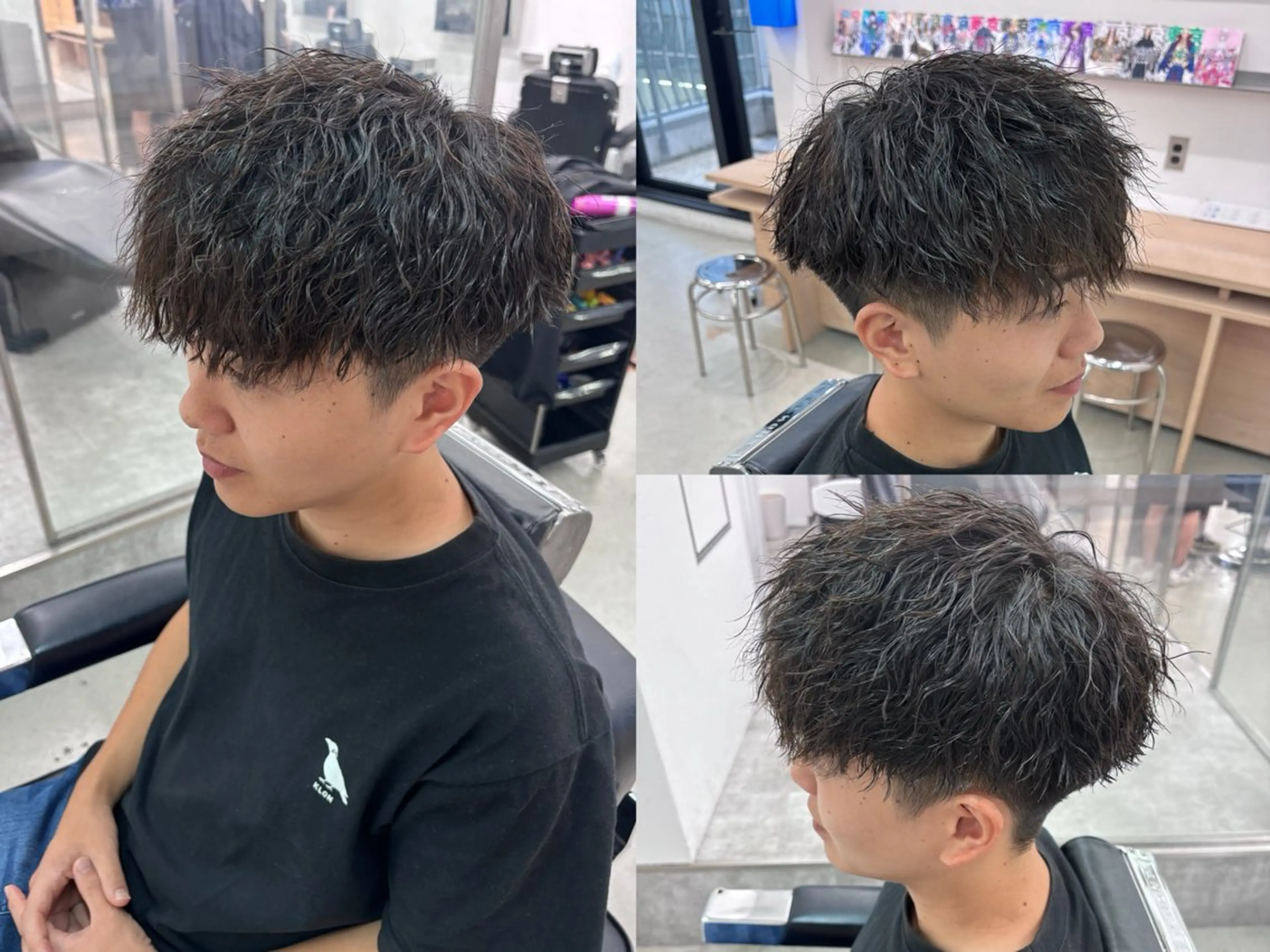 パーマ メンズ カット パーマ 土岐 仁/メンズ専門 パーマ特化美容師🌀のヘアスタイル