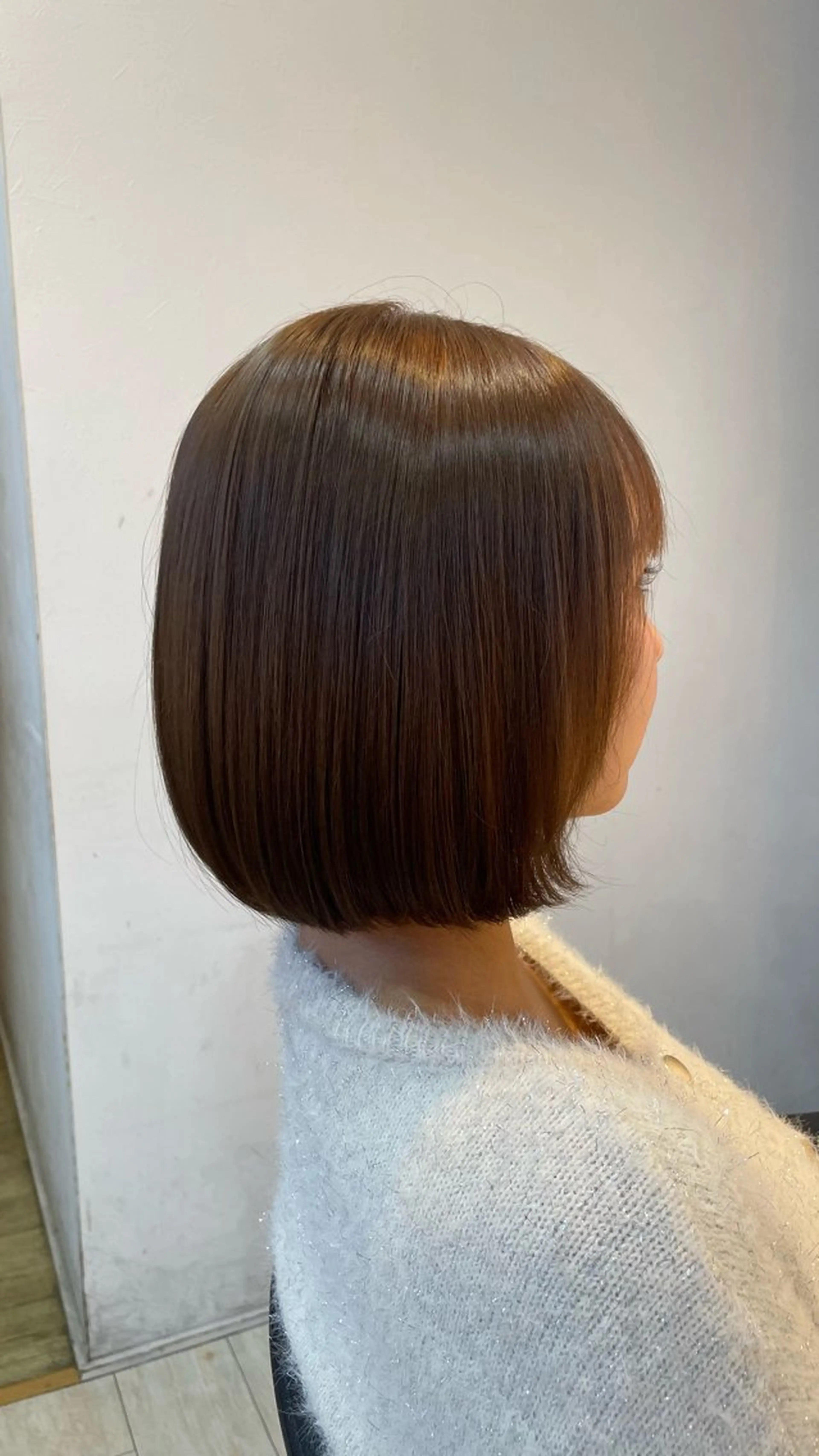 【ぷるぷるヘアーに⟡.·】メンテナンスカット＋ワンカラー＋うるおいトリートメント🍩🤎の写真