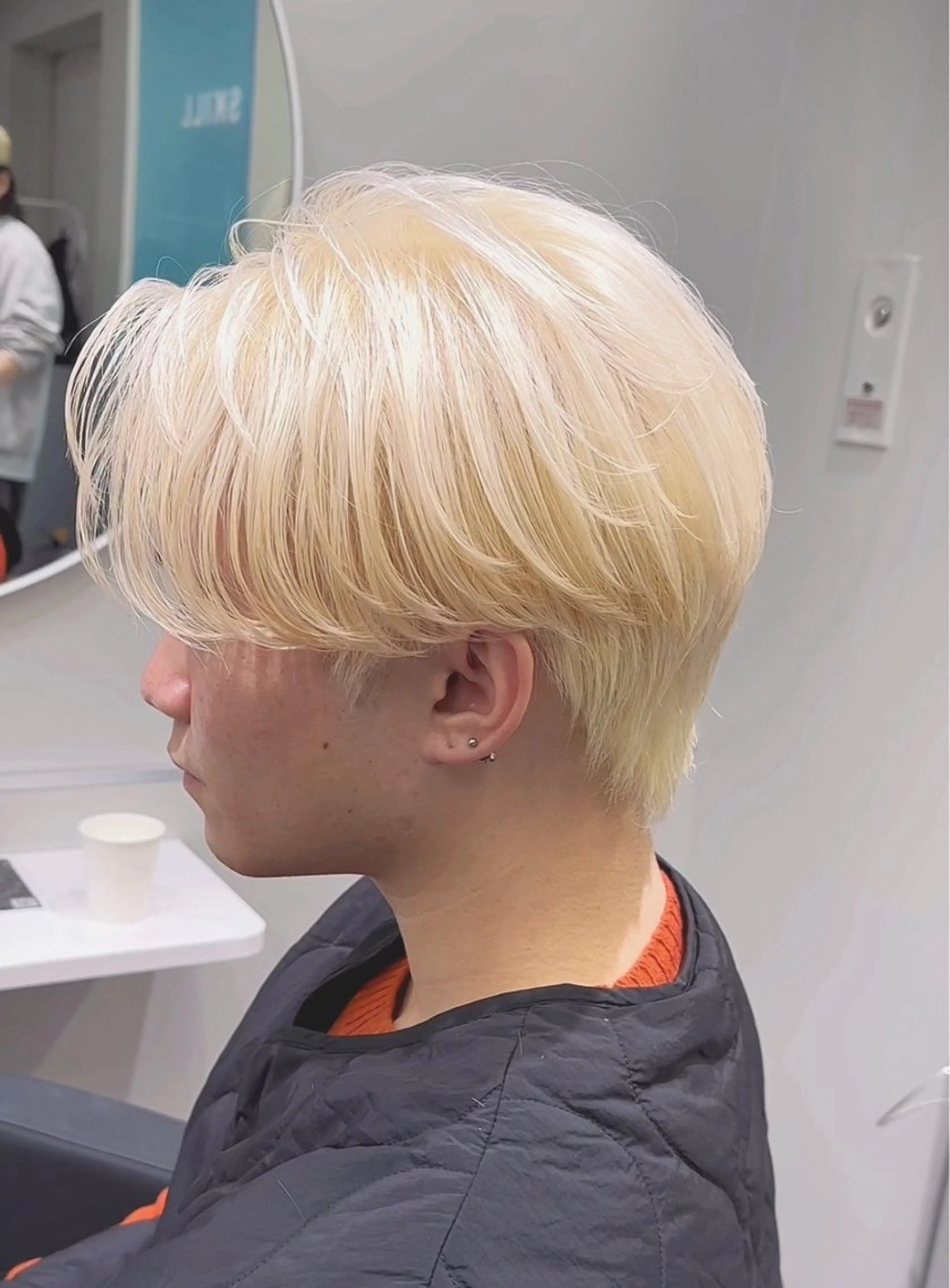 ショート カラー パーマ メンズ SKILL ikebukuro所属・✂️メンズカット ひろき✂️のヘアスタイル