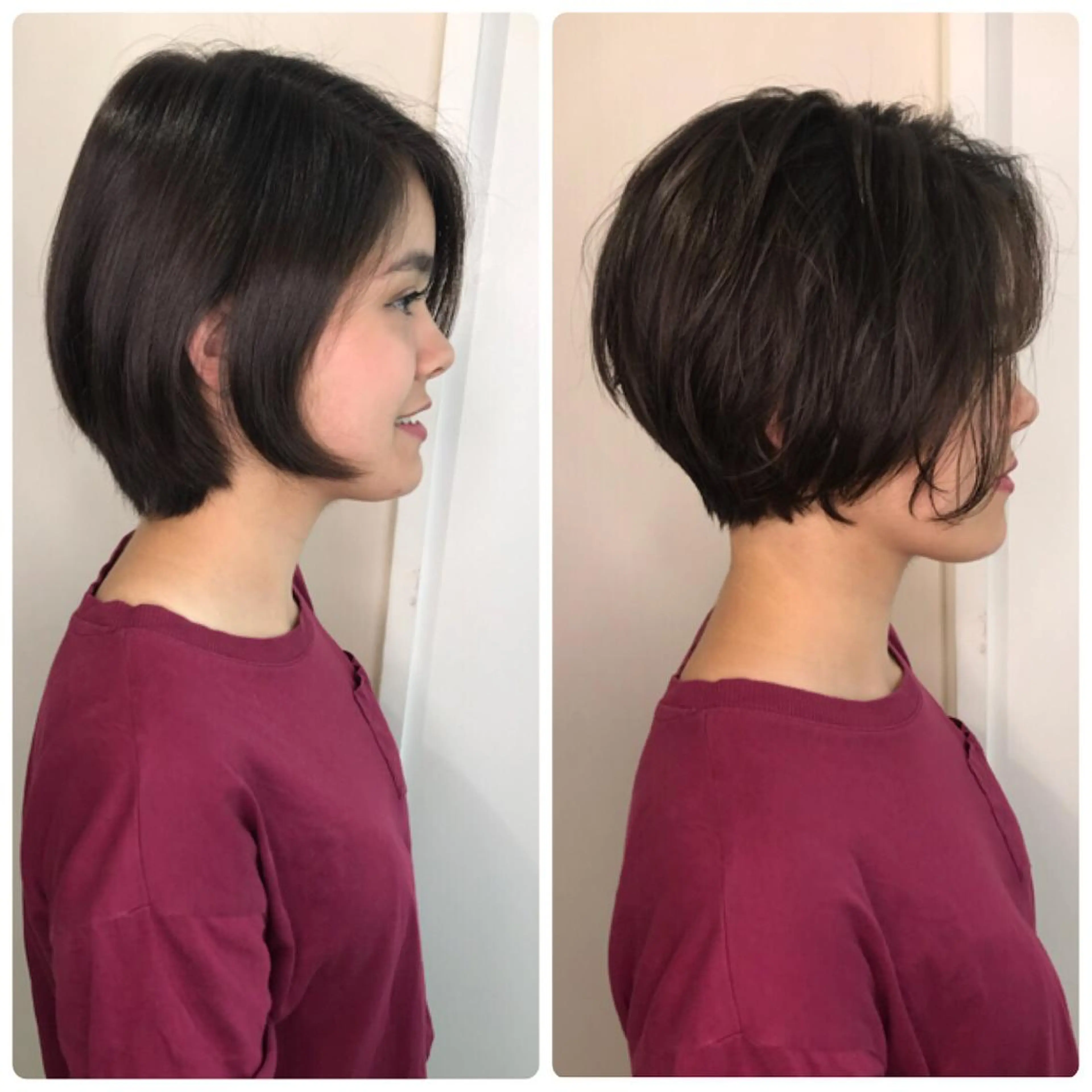 ショート ショートボブ アッシュ アッシュグレー アッシュグレージュ ボブ 寺山 佳貴のヘアスタイル