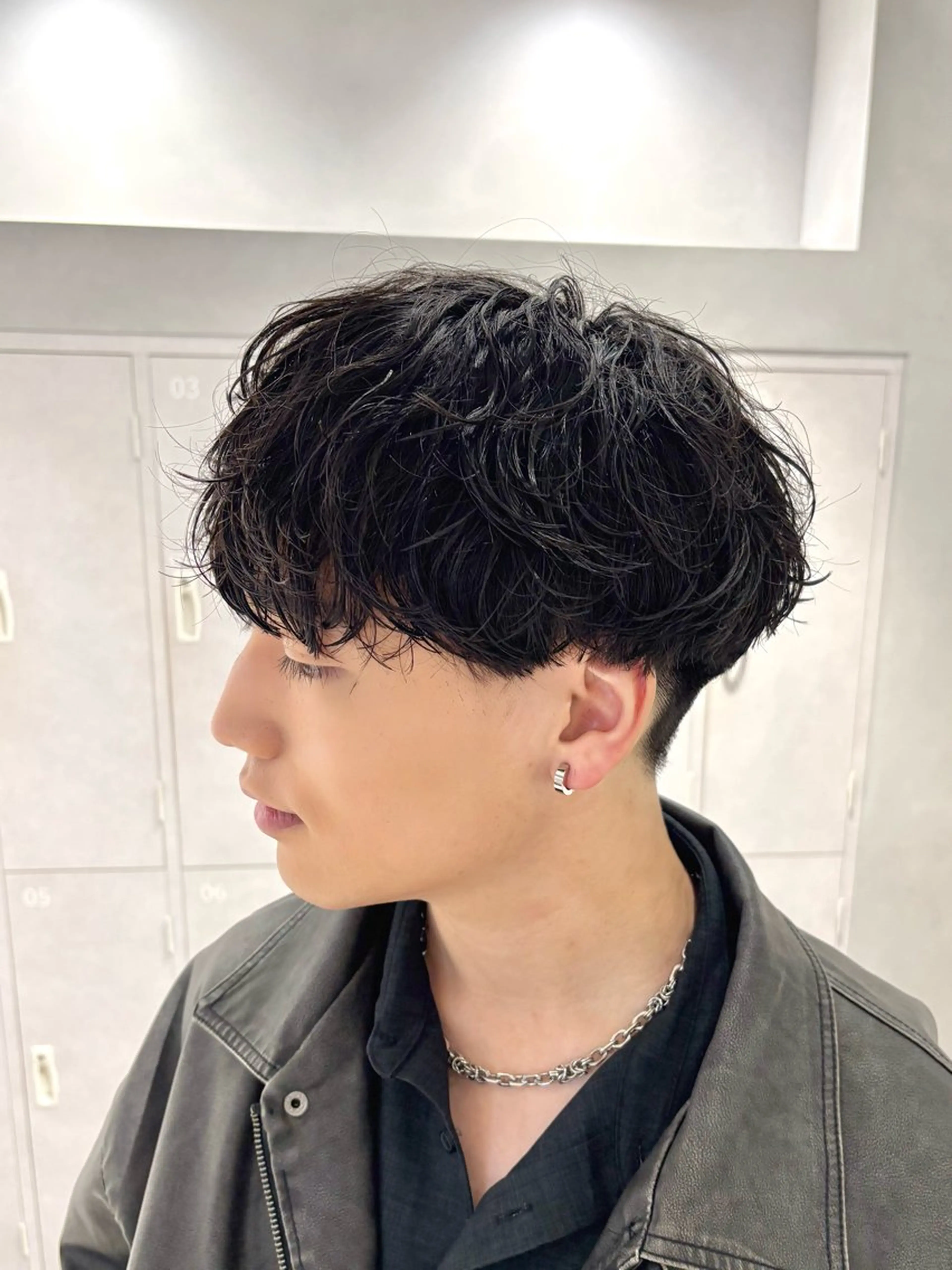 パーマ メンズ メンズパーマ カット パーマ トリートメント メンズカット松戸/韓 国/メンズパーマ航太のヘアスタイル