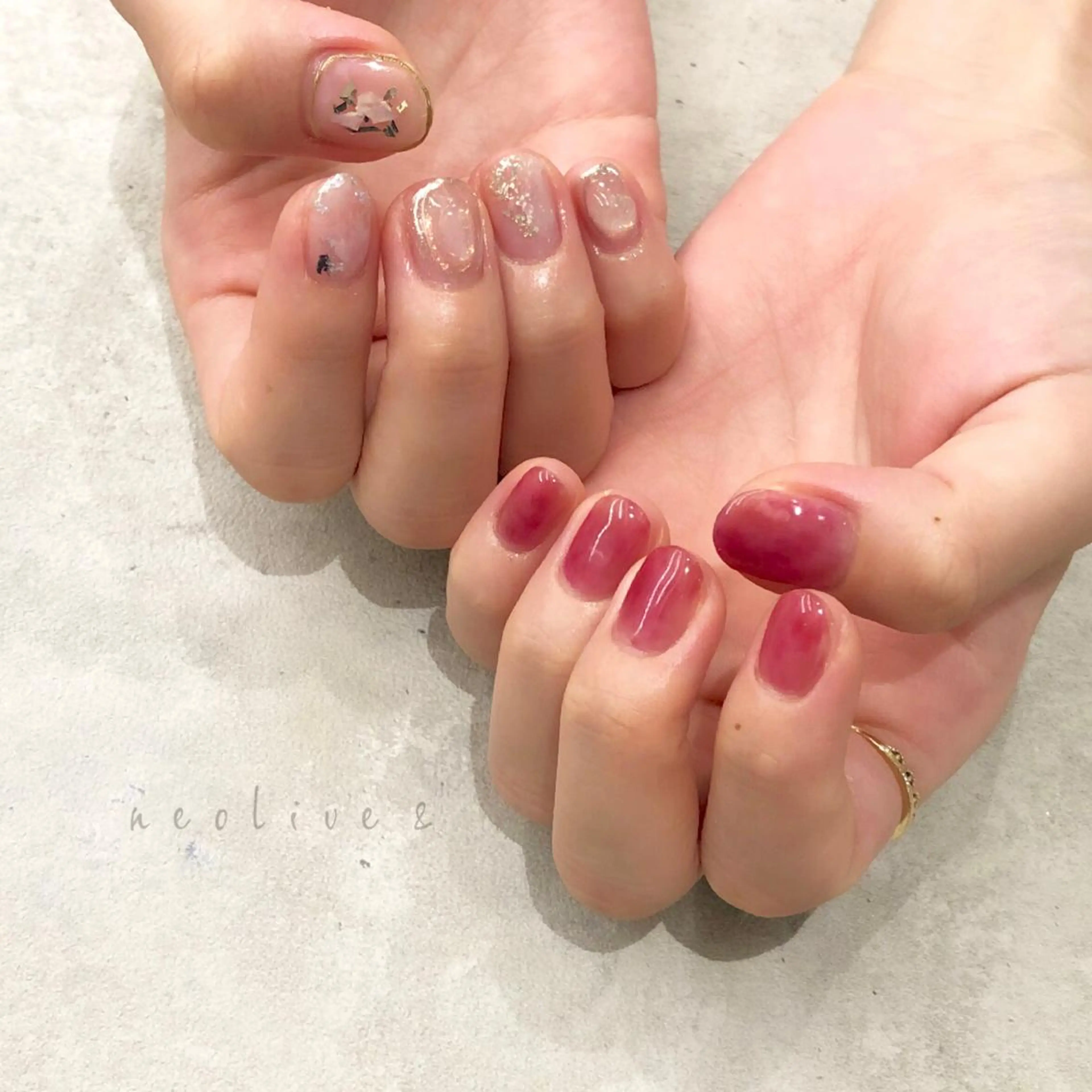 ネイル ハンドネイル Yuriko Omi パラジェル/渋谷のネイルデザイン