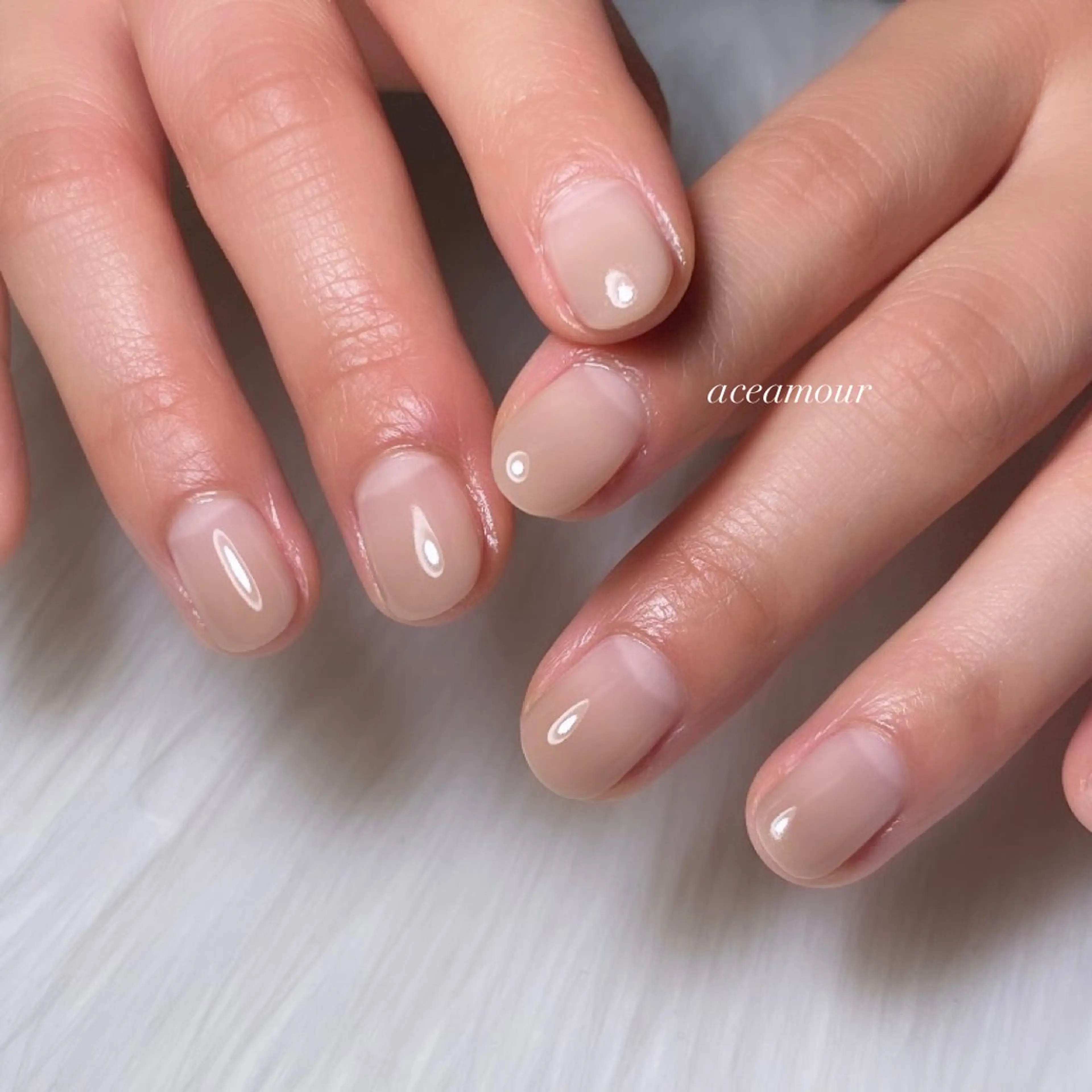 ネイル オフィスネイル ハンドネイル ハンドケア ネイル/耳つぼ /新ホワイトニングのネイルデザイン