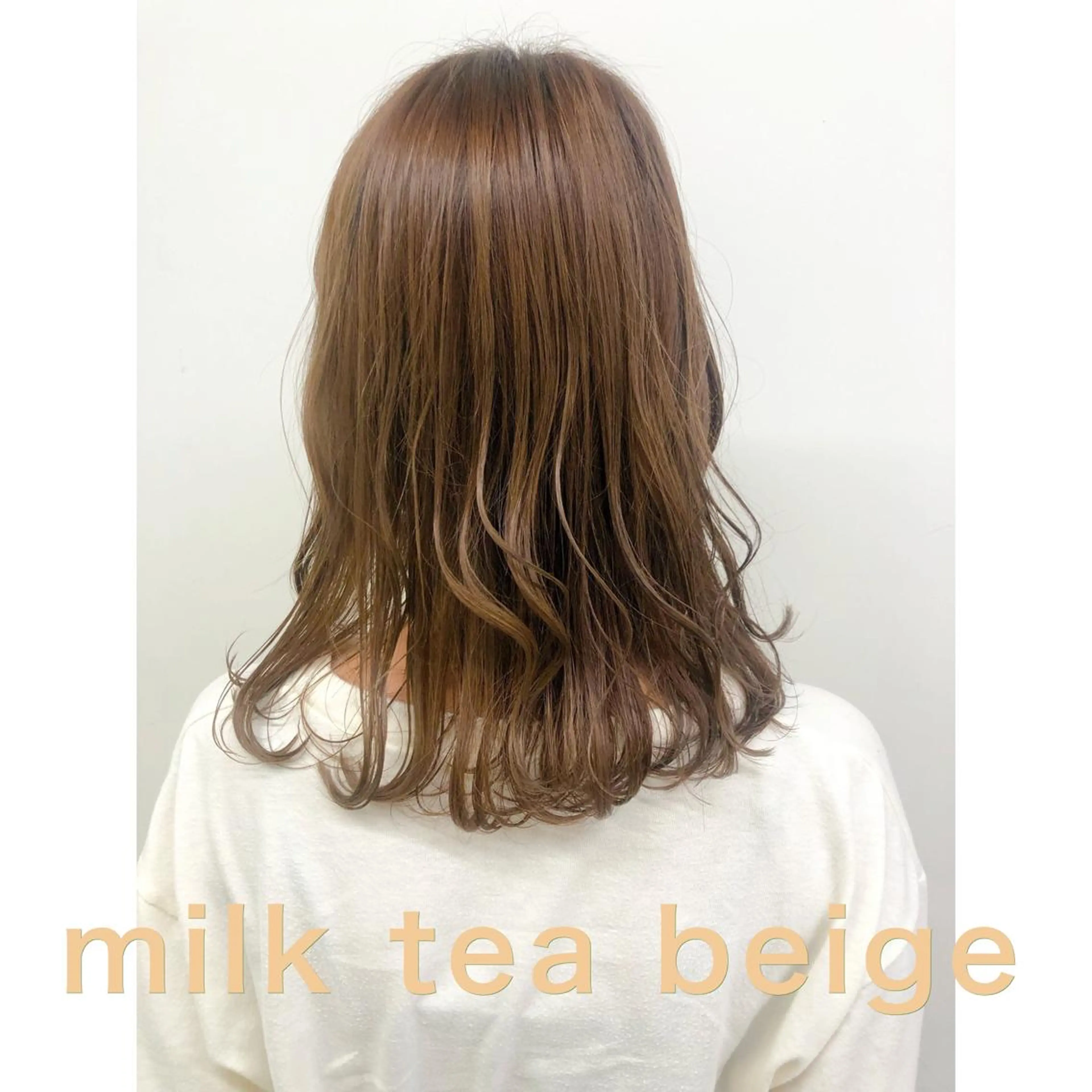 セミロング ♡透け感カラー 大賀哲平♡のヘアスタイル